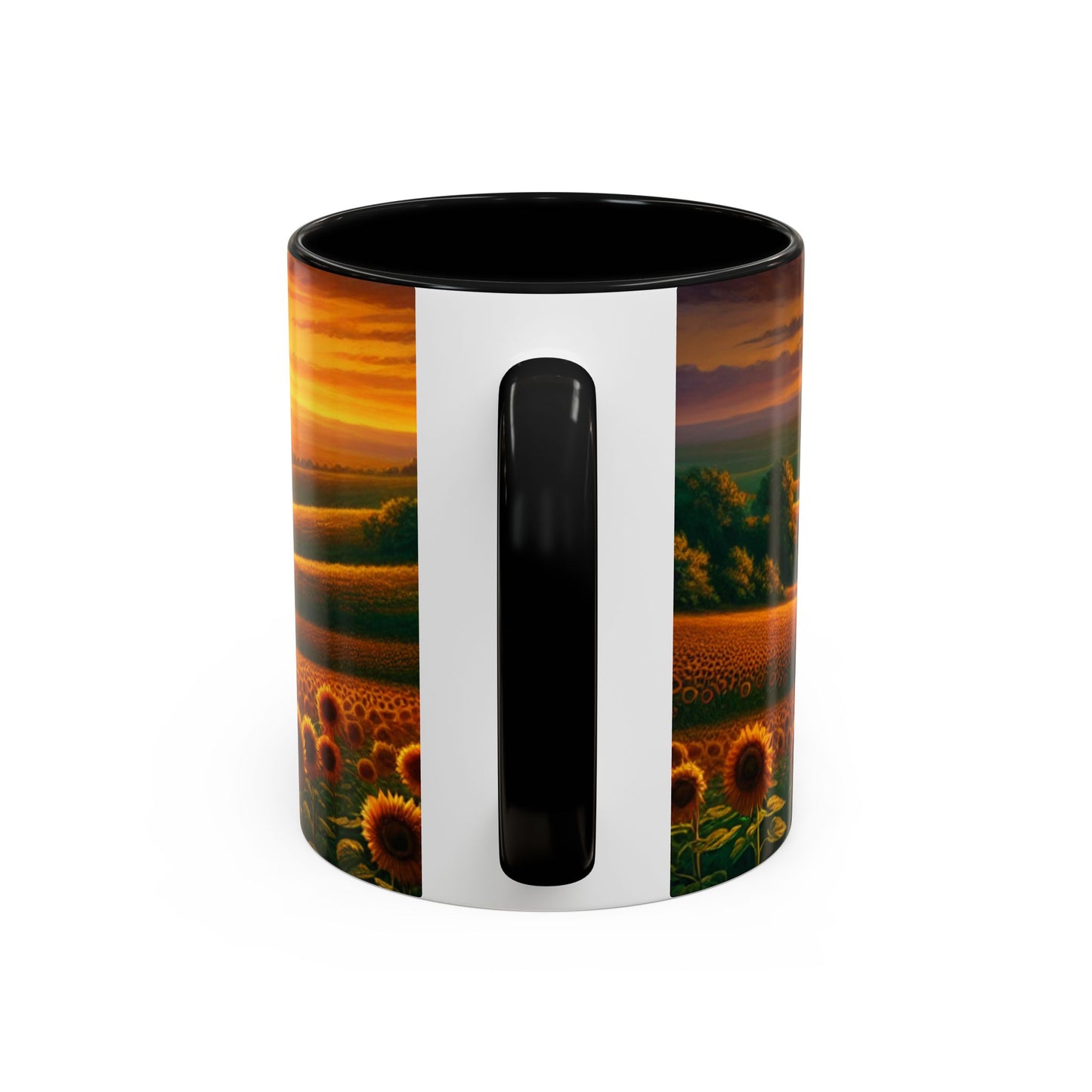 Amber Sunflower Serenade - Mugs