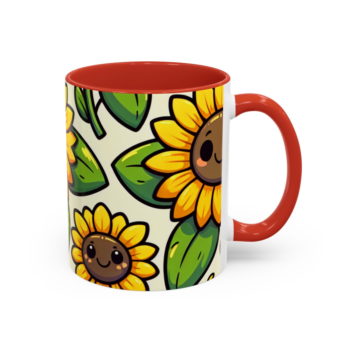 Sunny Smiles Floral Delight - Mugs