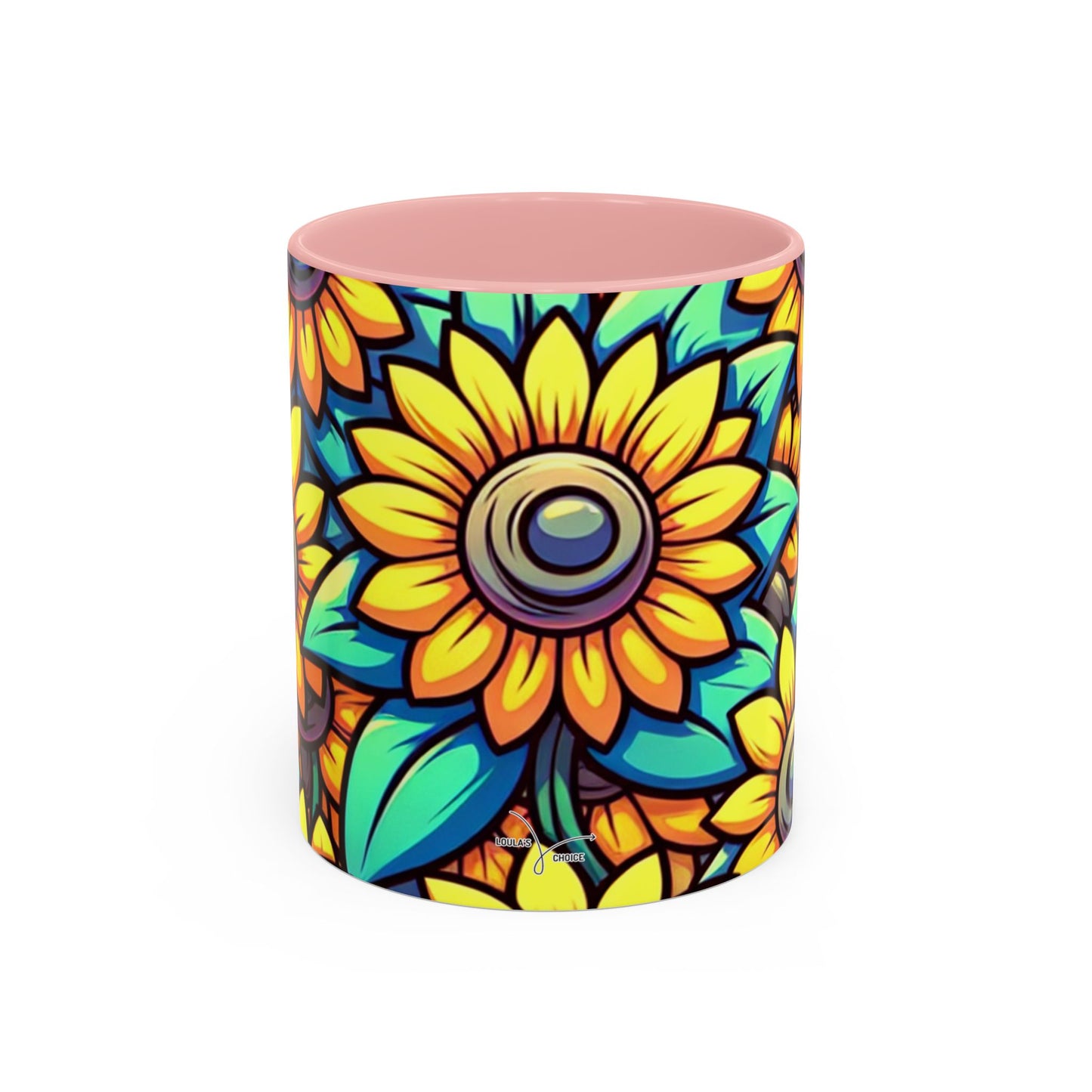 Sunburst Petal Cascade - Mugs