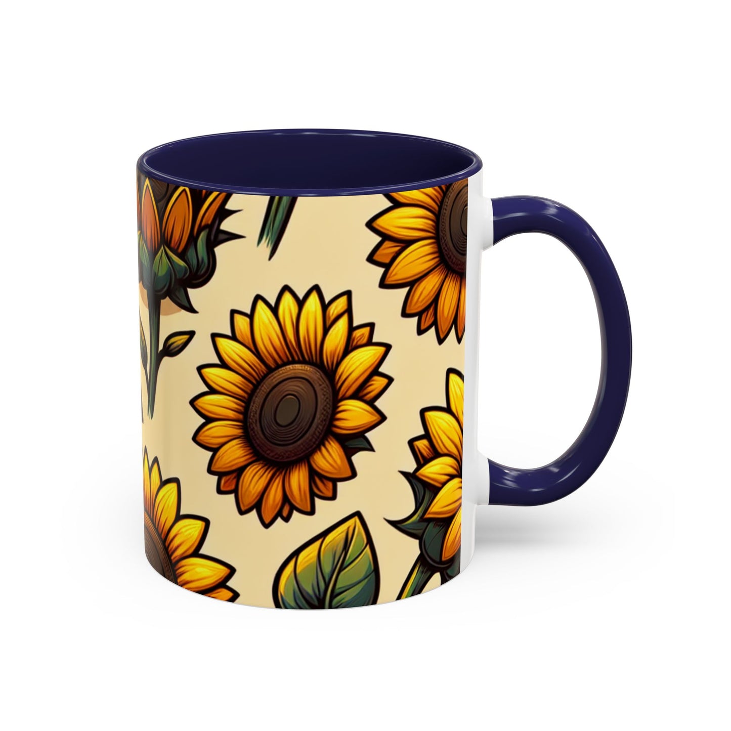 Golden Harvest Sunflower Elegance - Mugs
