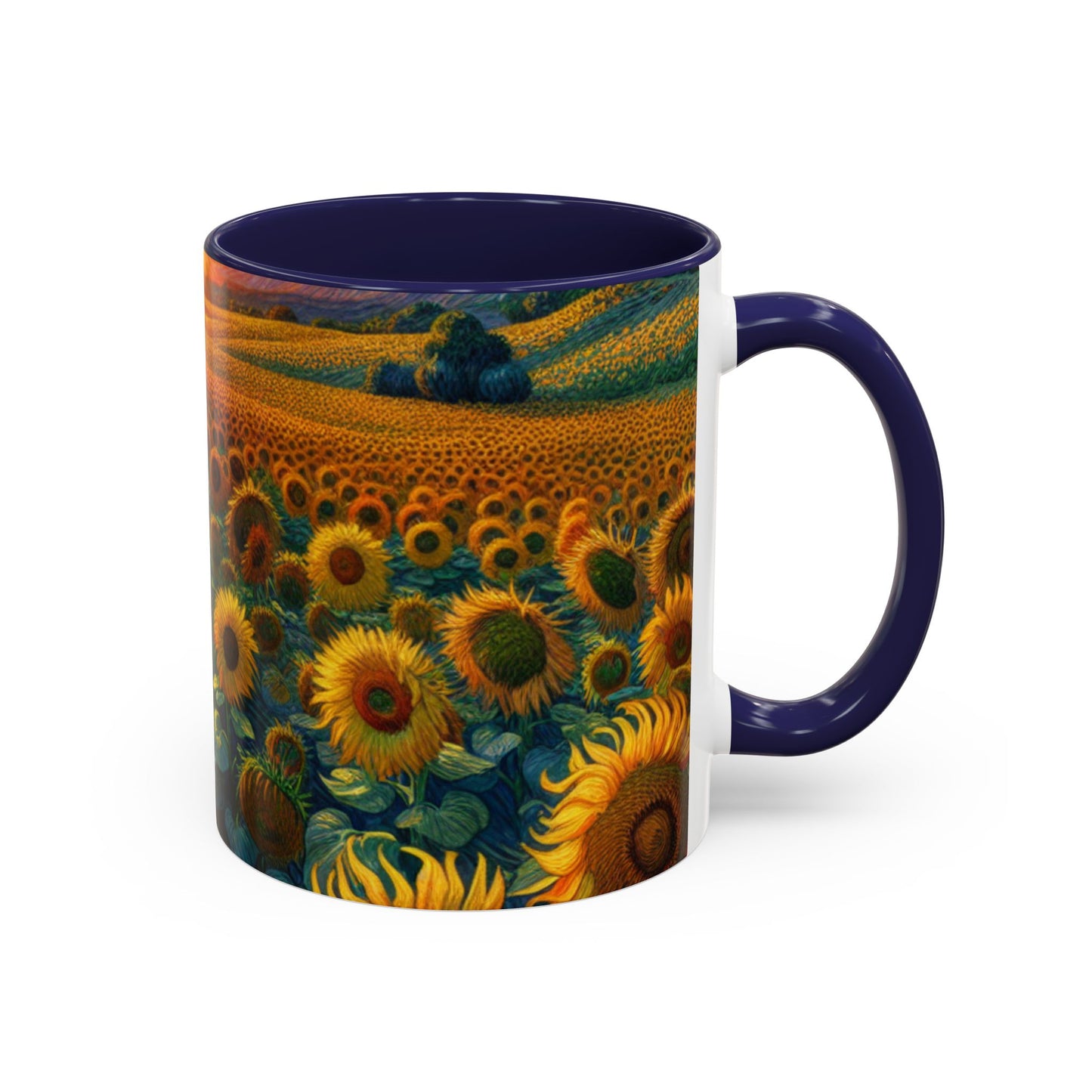 Sundrenched Helianthus Valley - Mugs