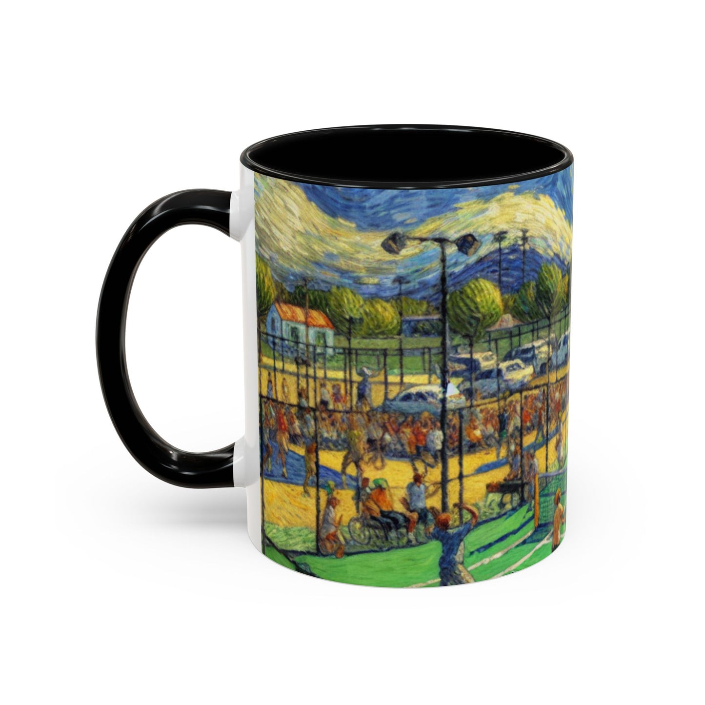 Starry Pickleball Dreamscape Pattern - Mugs