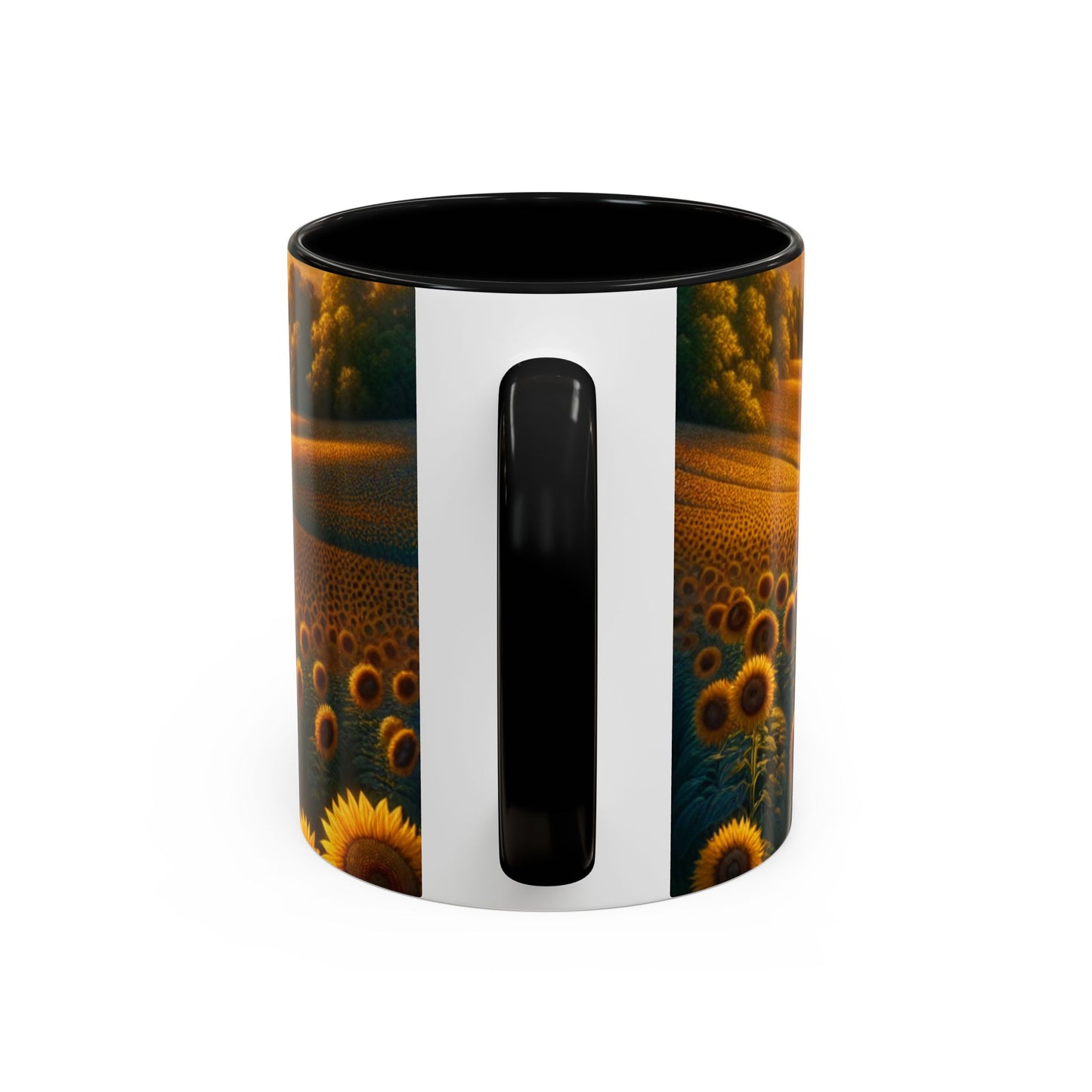 Sunset Sunflower Serenade Pattern - Mugs