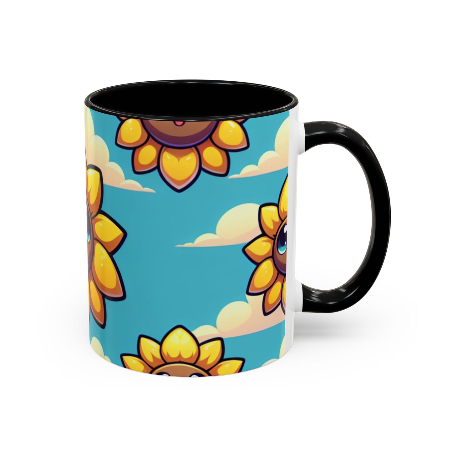 Sunny Smiles Skyward Pattern - Mugs