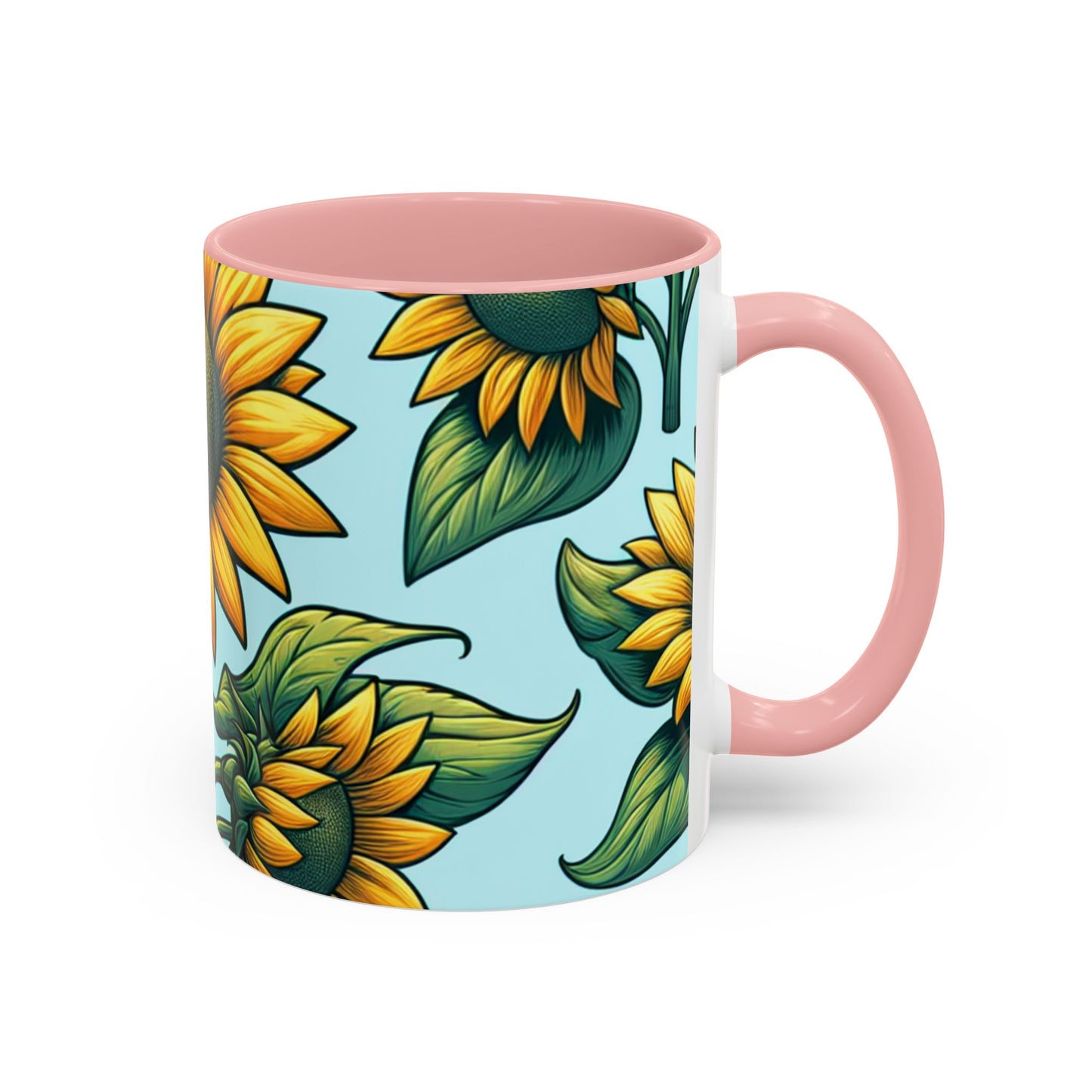 Sunshine Serenade Sunflower Array - Mugs