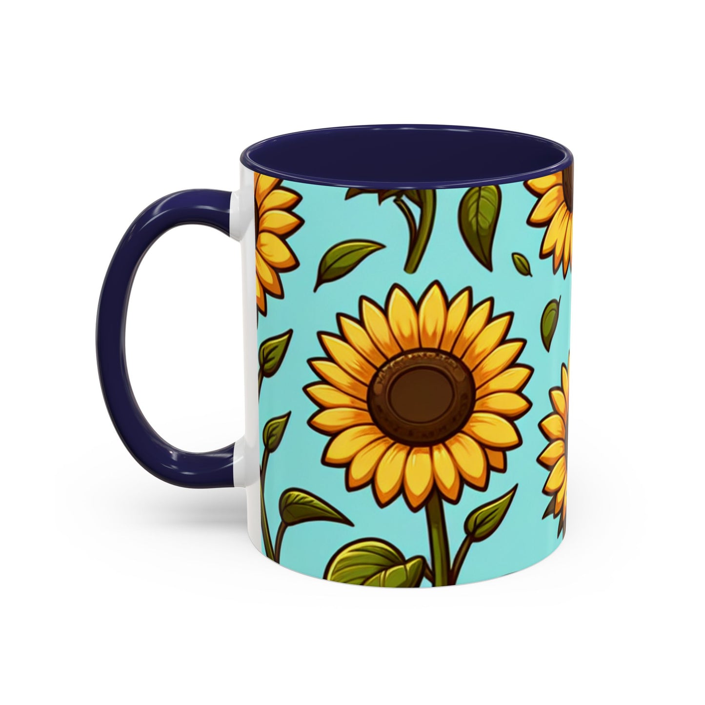 Sunshine Serenade Sunflower Bloom - Mugs