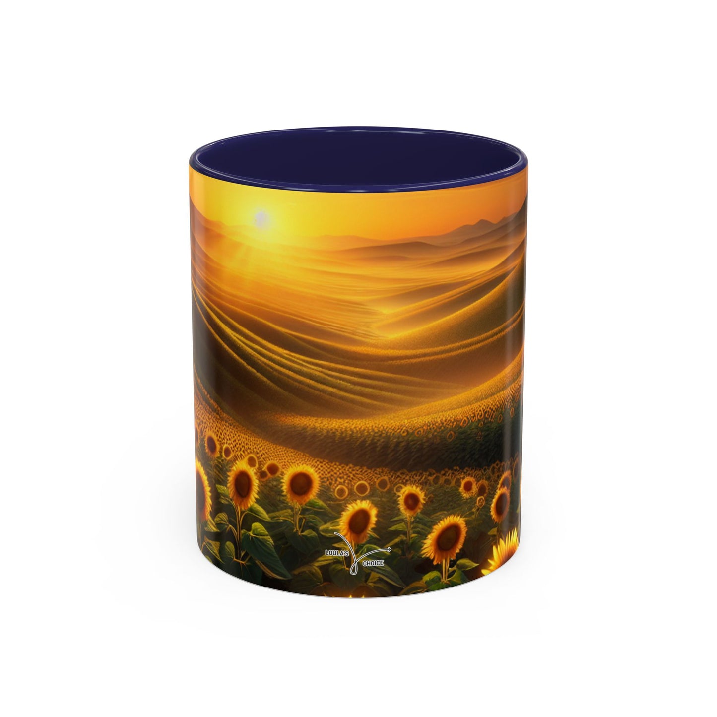 Amber Radiance Sunflower Valleys - Mugs
