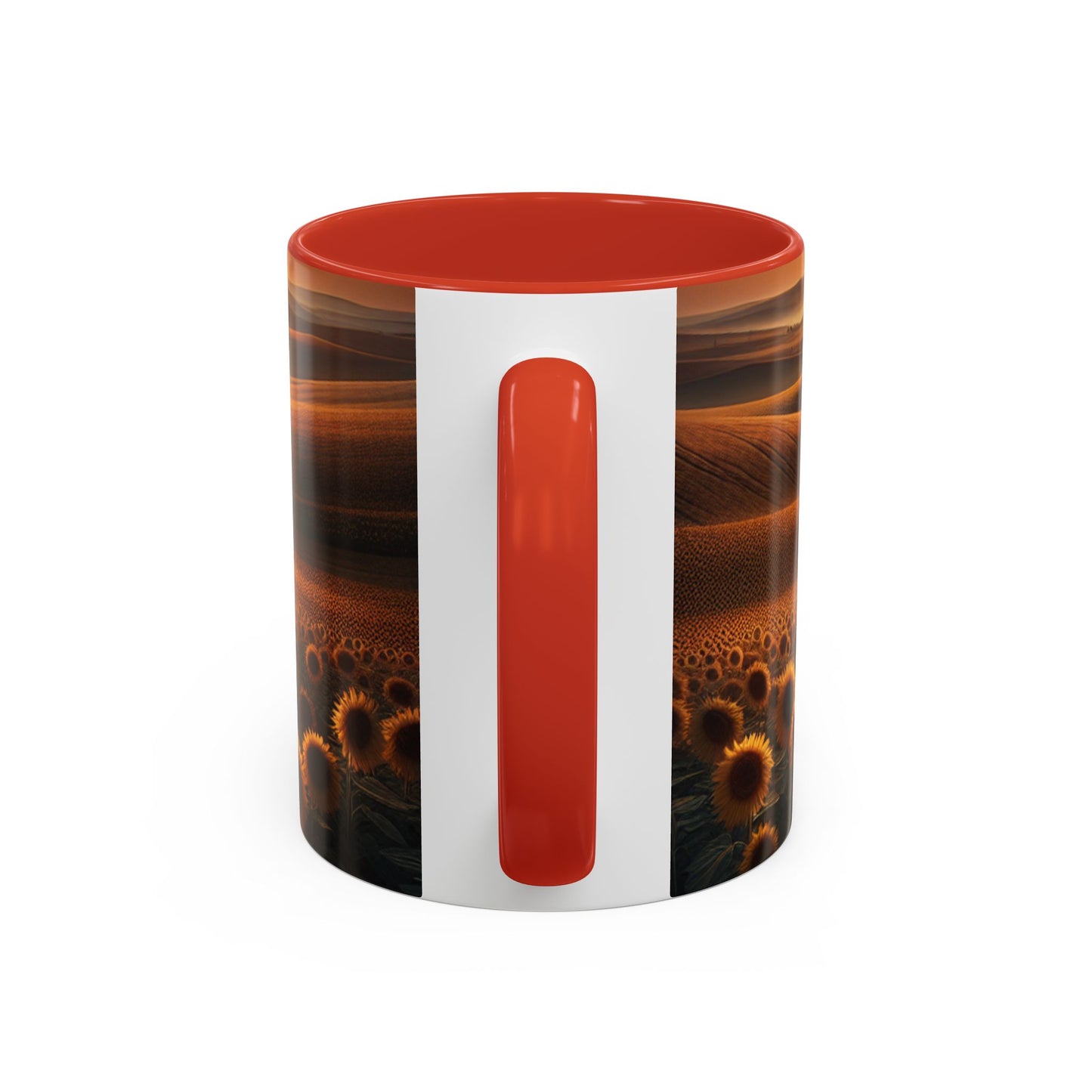 Amber Radiance Sunflower Fields - Mugs