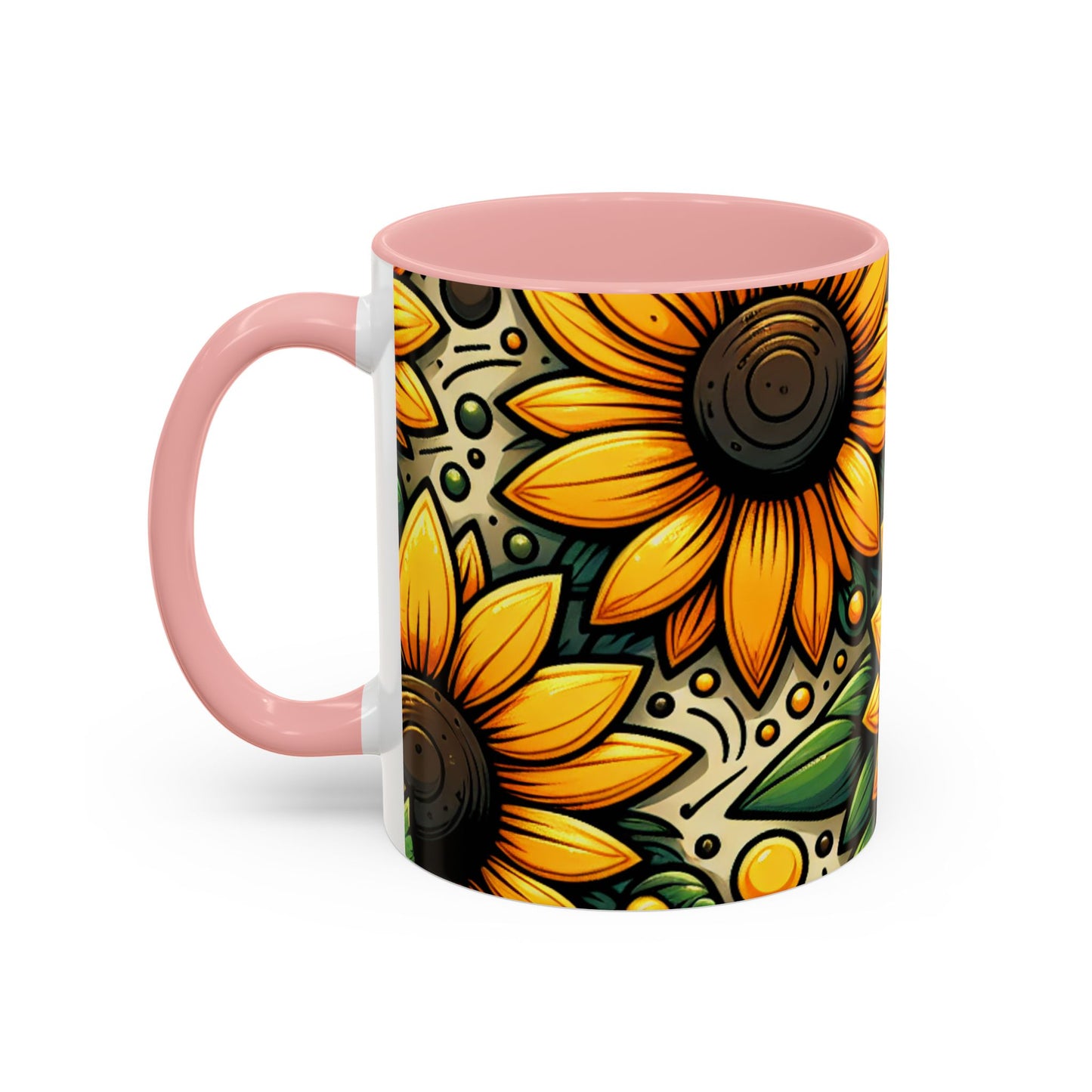 Sunflower Radiance Tapestry - Mugs
