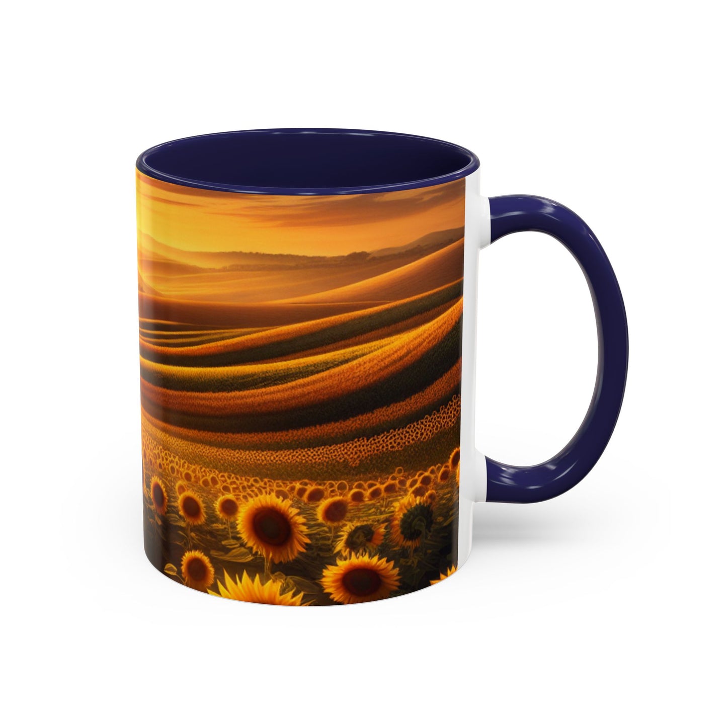 Golden Sunrise Tapestry - Mugs