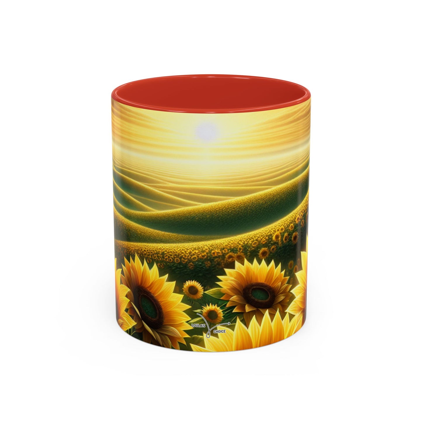 Sunset Sunflower Serenade - Mugs
