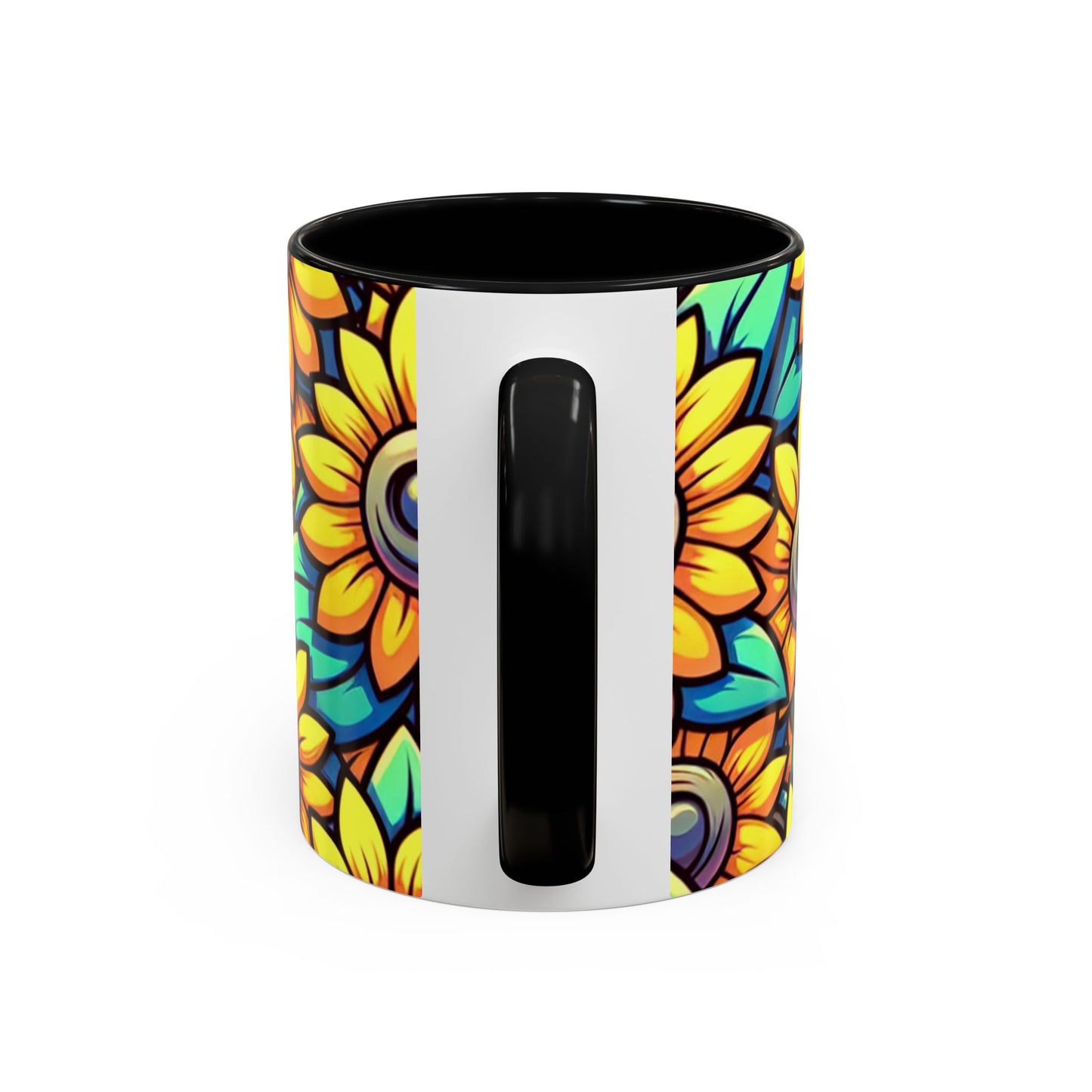 Sunburst Petal Cascade - Mugs