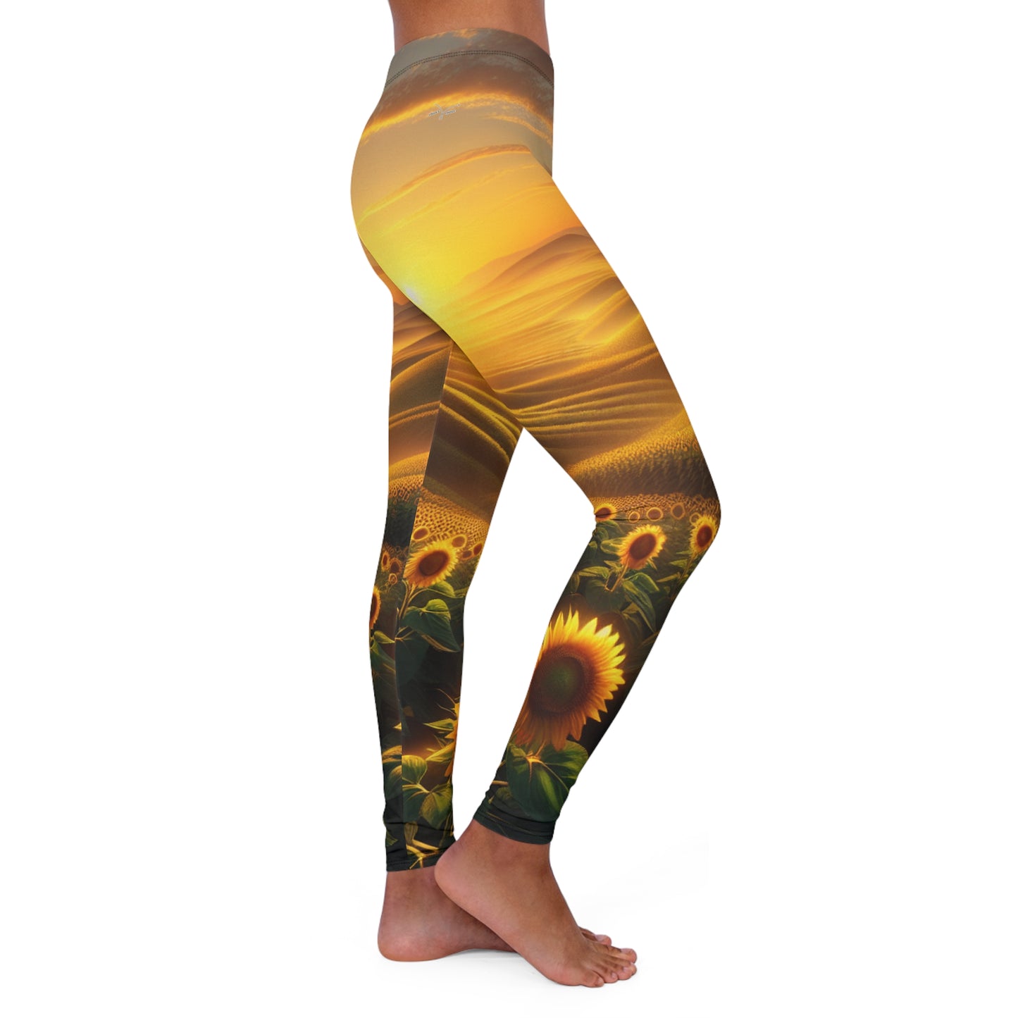 Amber Radiance Sunflower Valleys - Leggings