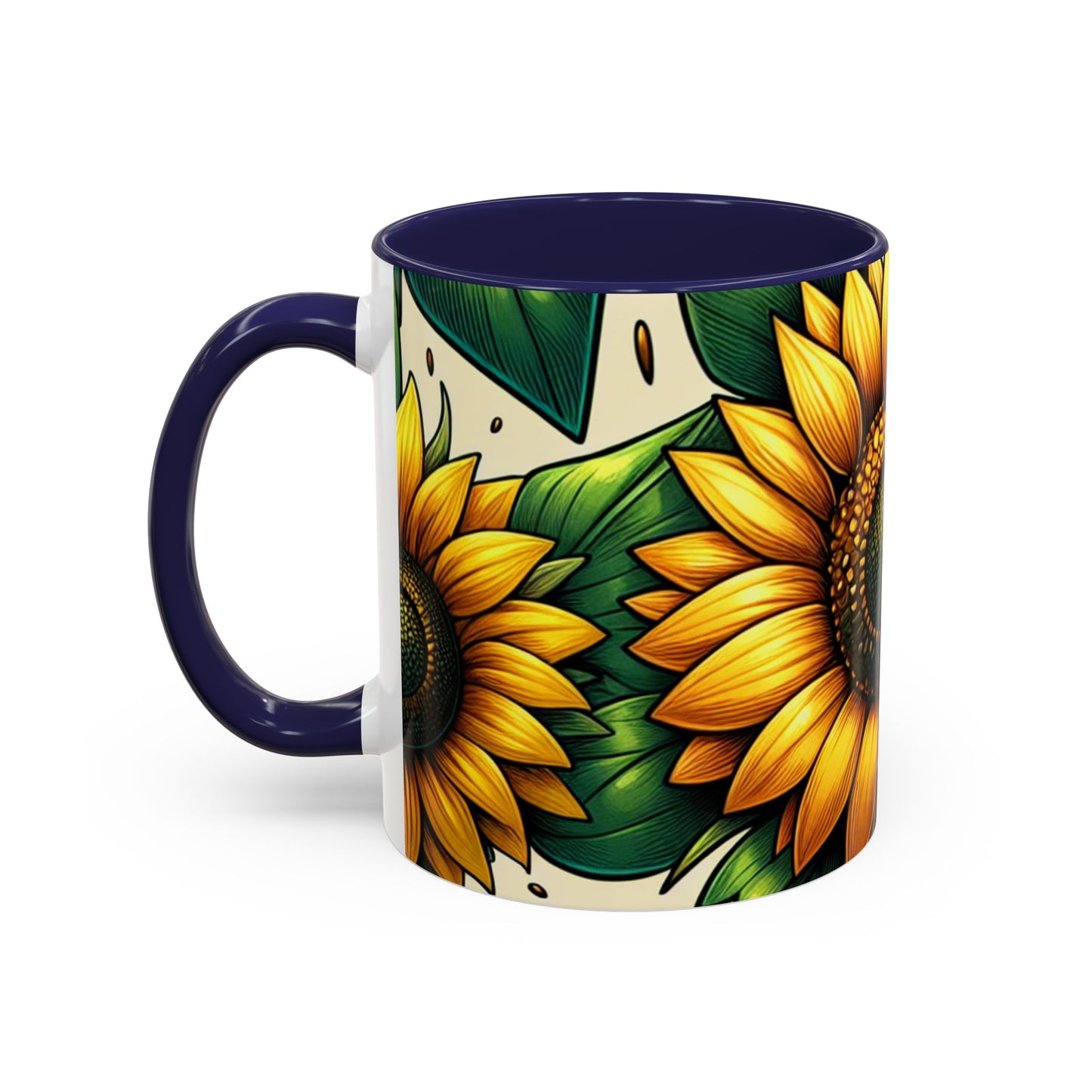 Golden Helianthus Array - Mugs