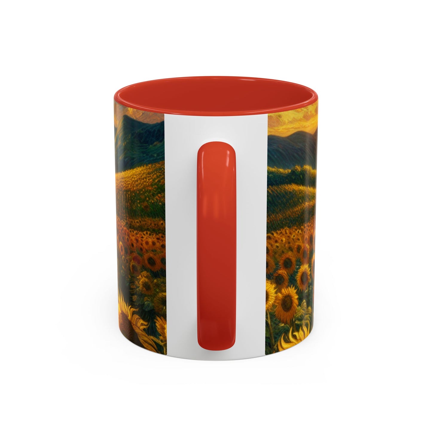 Sunflower Radiance Swirl - Mugs