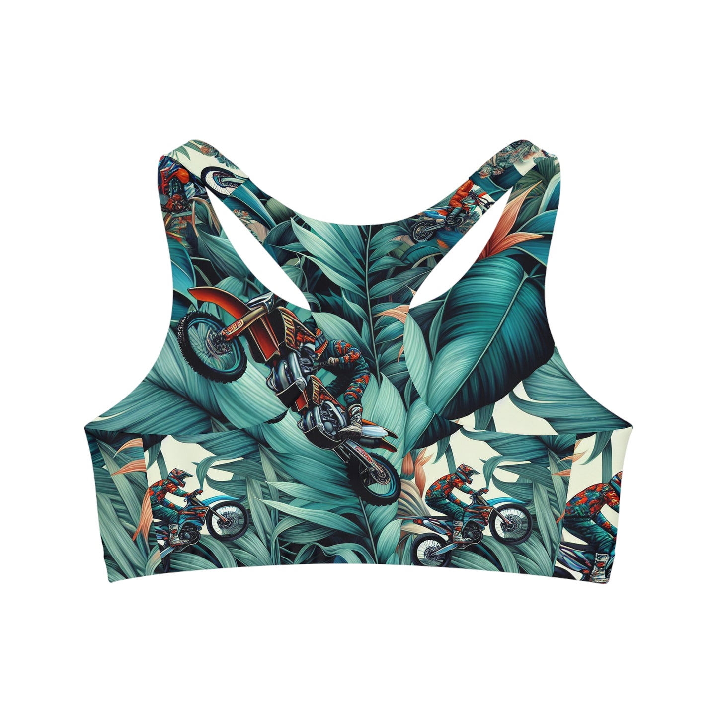 Tropical Moto Adventure_BLEND - Sports Bra