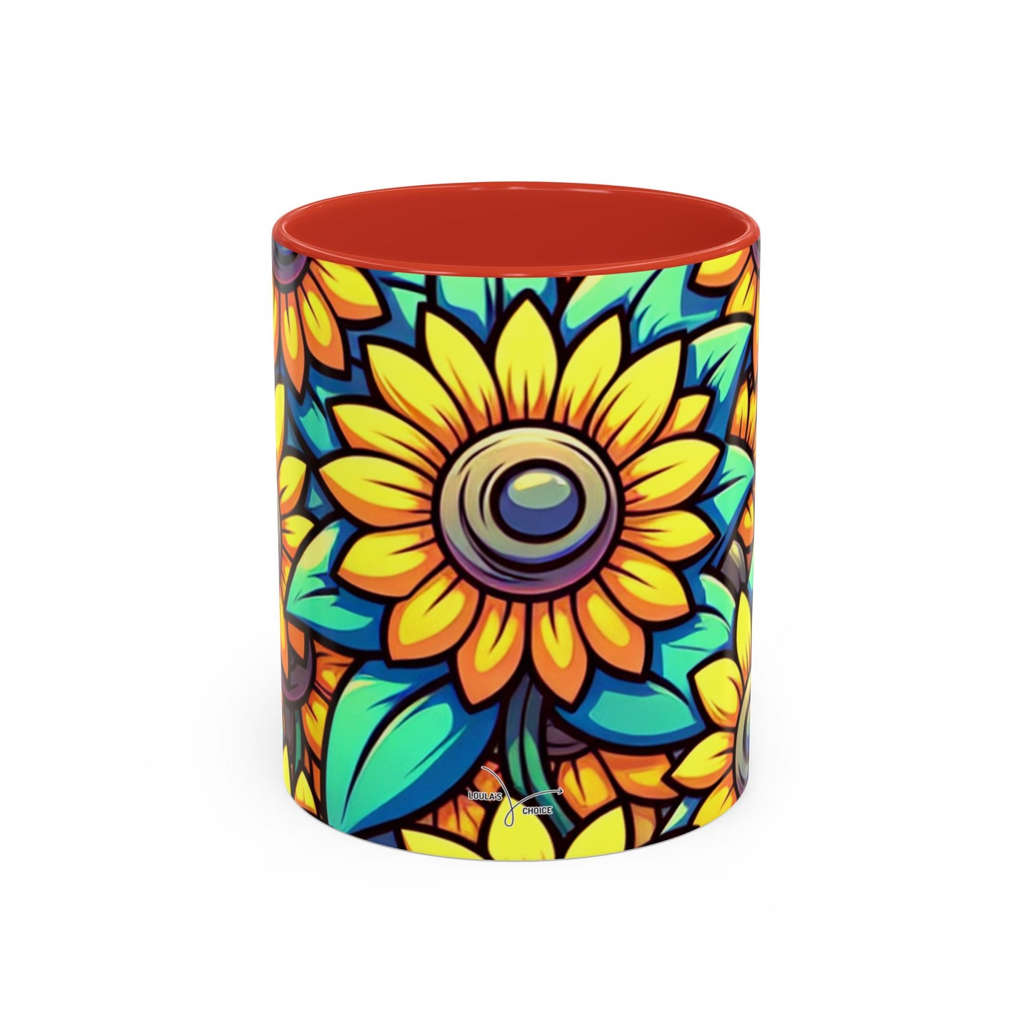 Sunburst Petal Cascade - Mugs