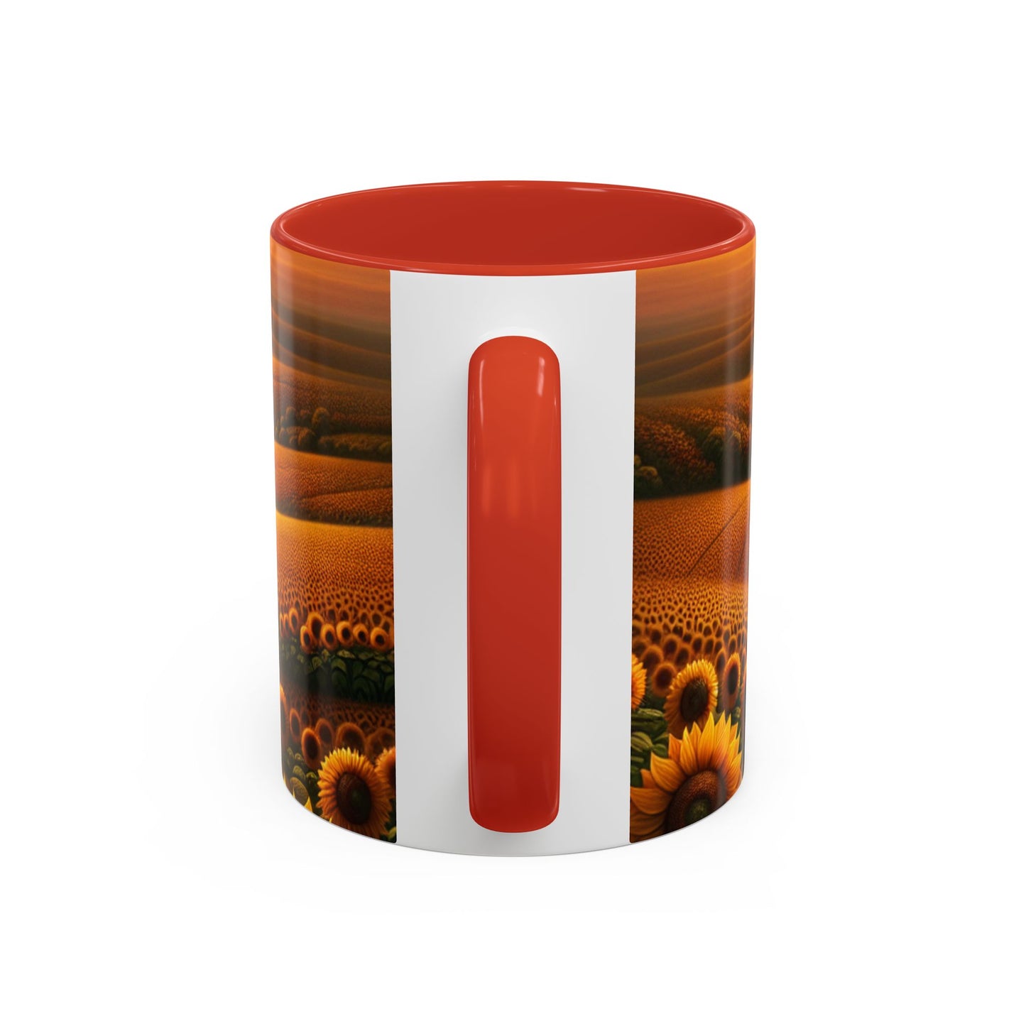 Amber Horizon Sunflower Waves - Mugs