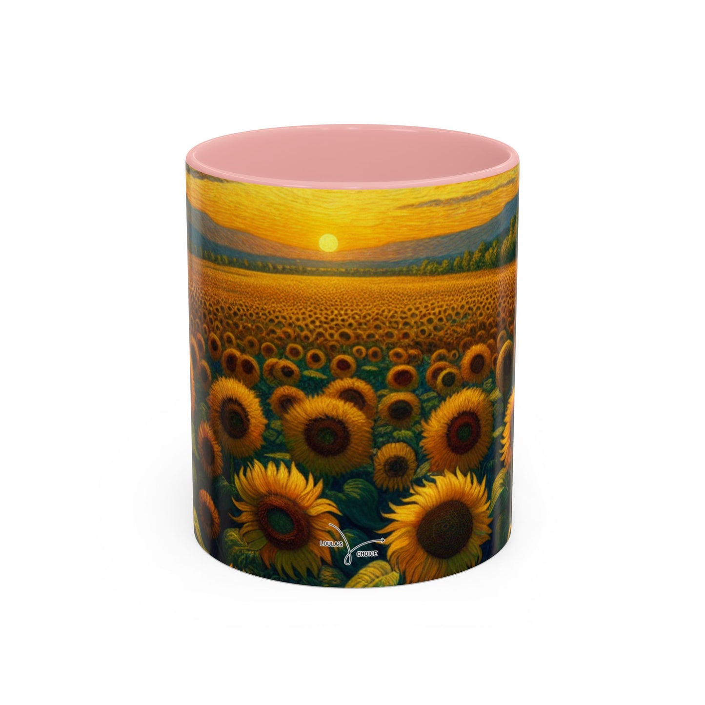 Sunset Sonata Sunflower Field - Mugs