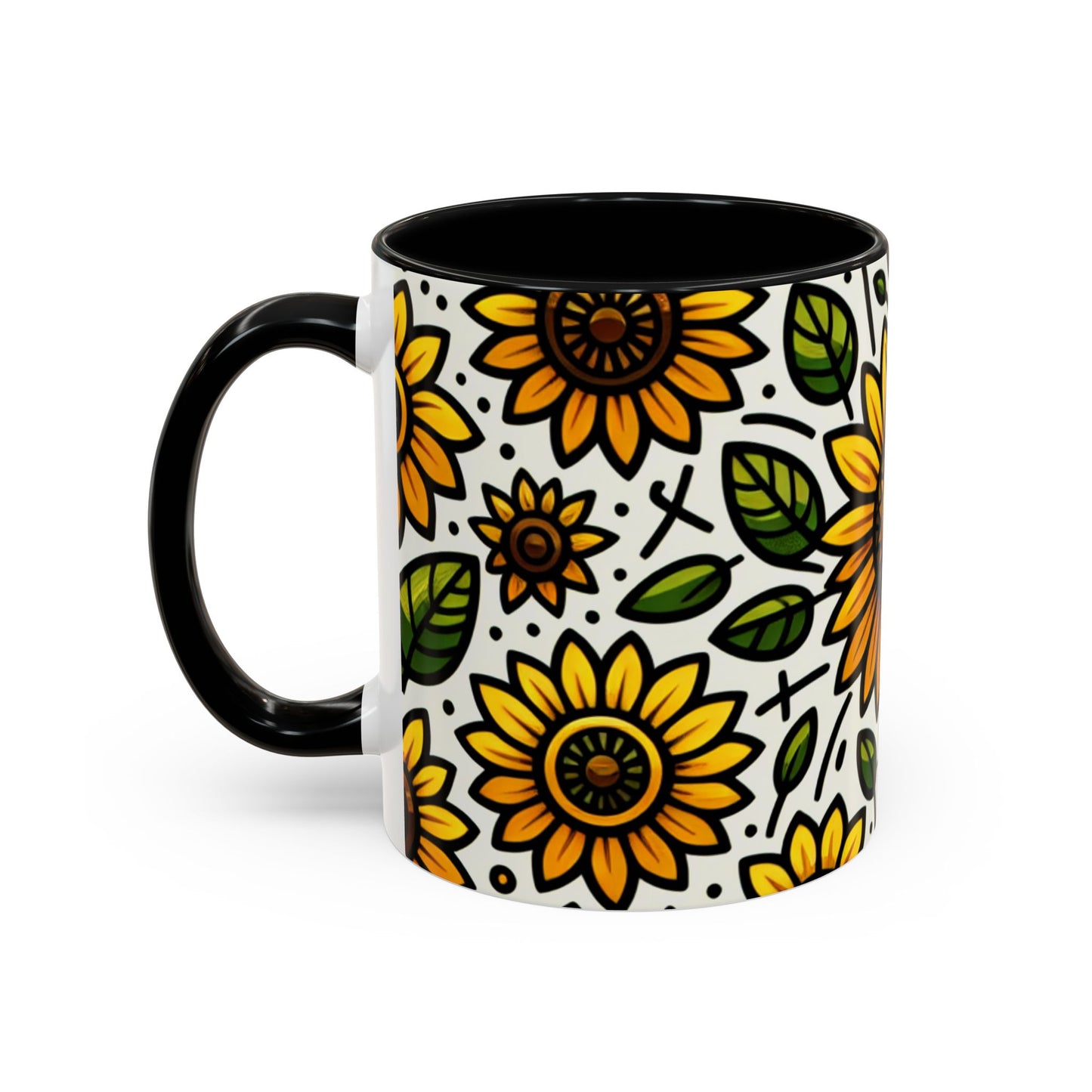 Summer Radiance Sunflower Bloom - Mugs