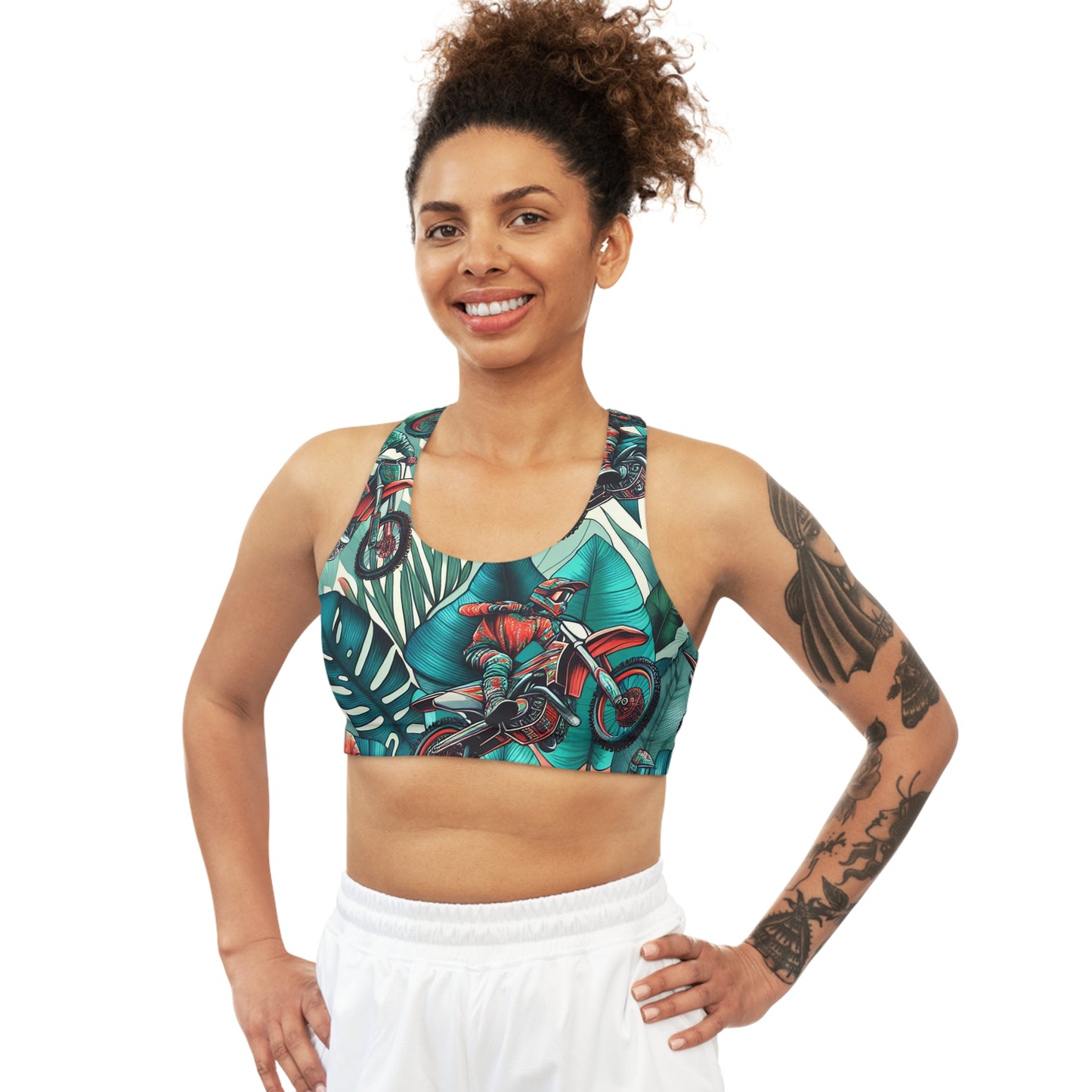 Tropical Moto Crosswind - Sports Bra