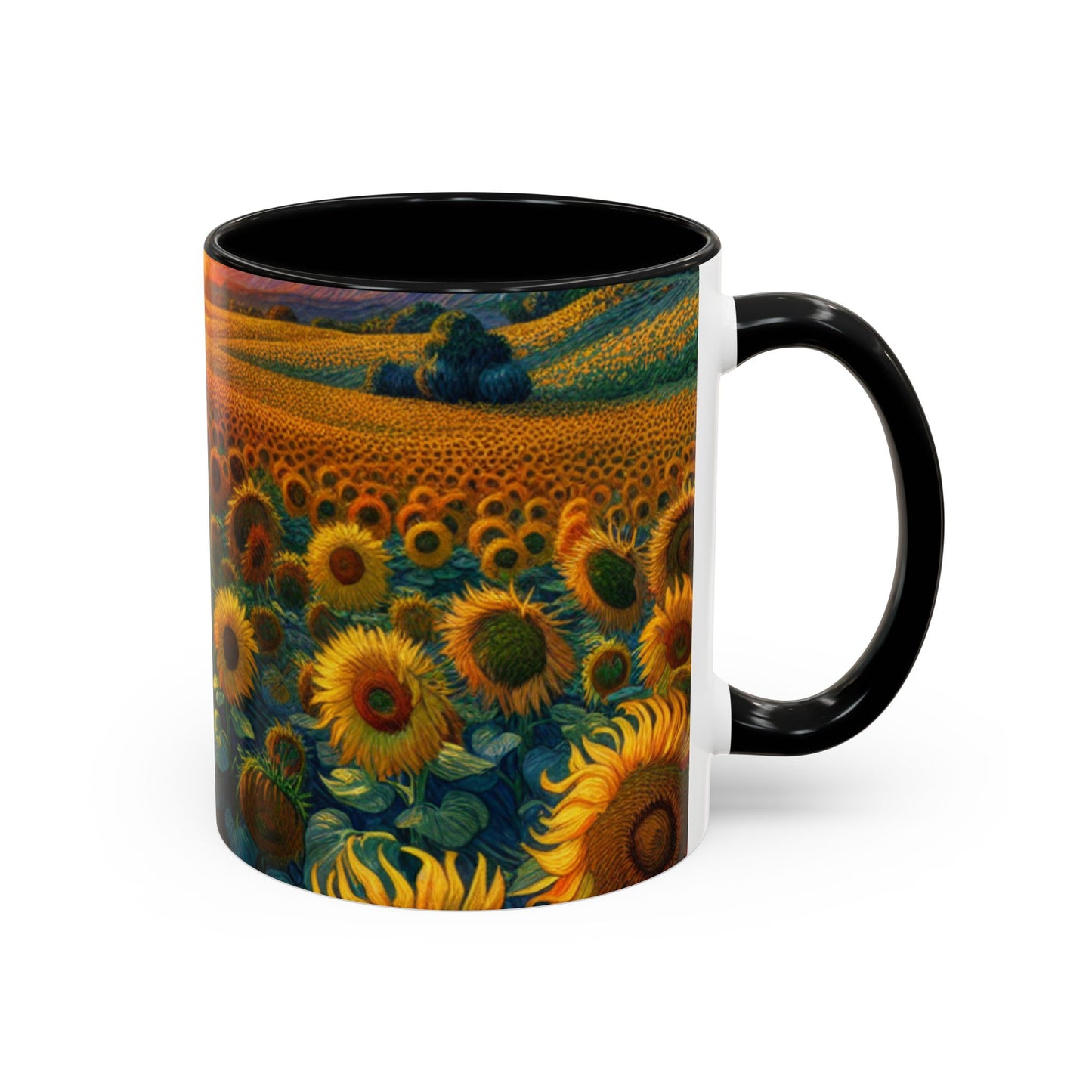 Sundrenched Helianthus Valley - Mugs