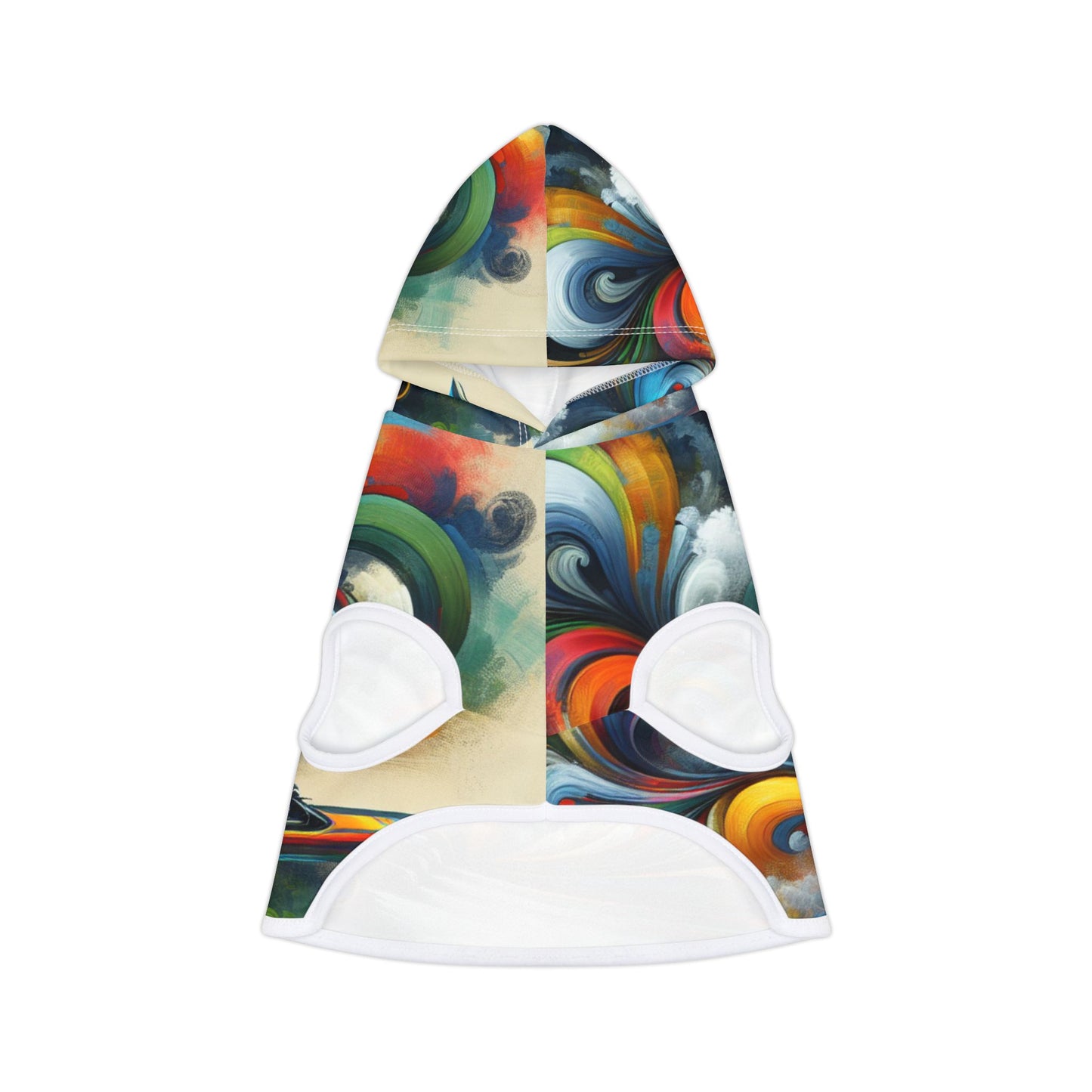 Dynamic Waves of Momentum - Pet Hoodie