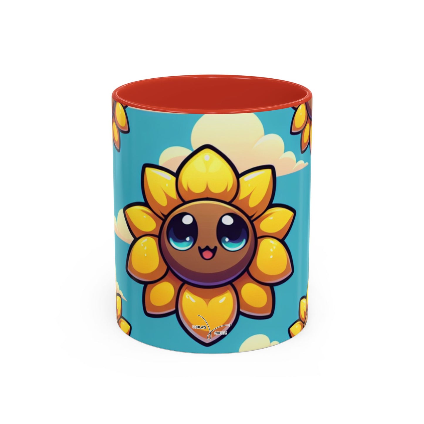 Sunny Smiles Skyward Pattern - Mugs
