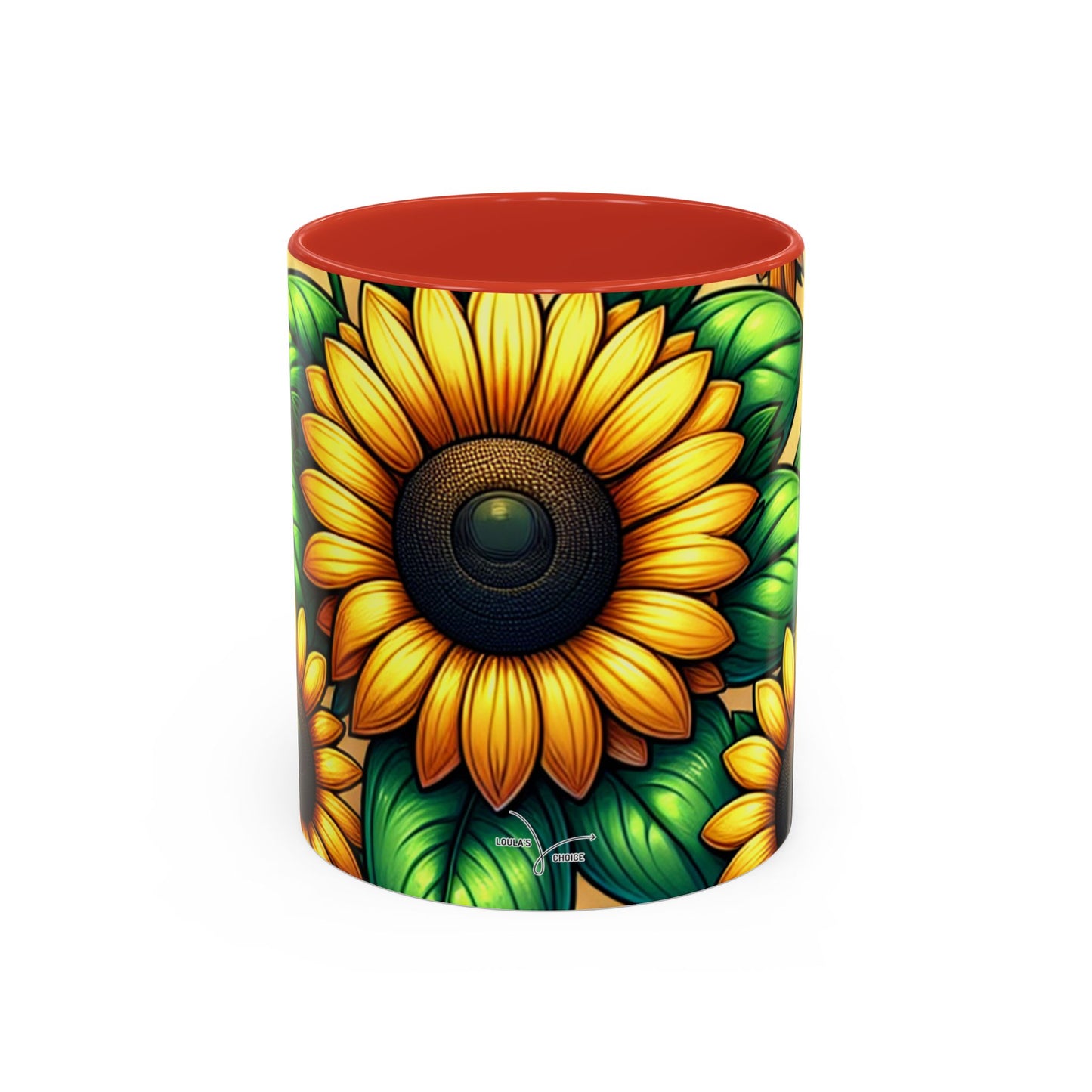 Golden Helianthus Harmony - Mugs