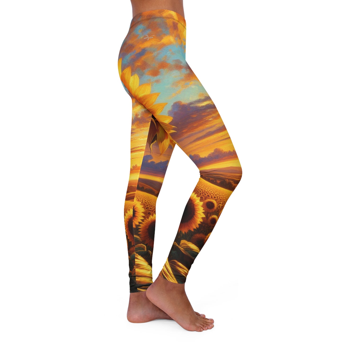 Sunset Amber Fields - Leggings
