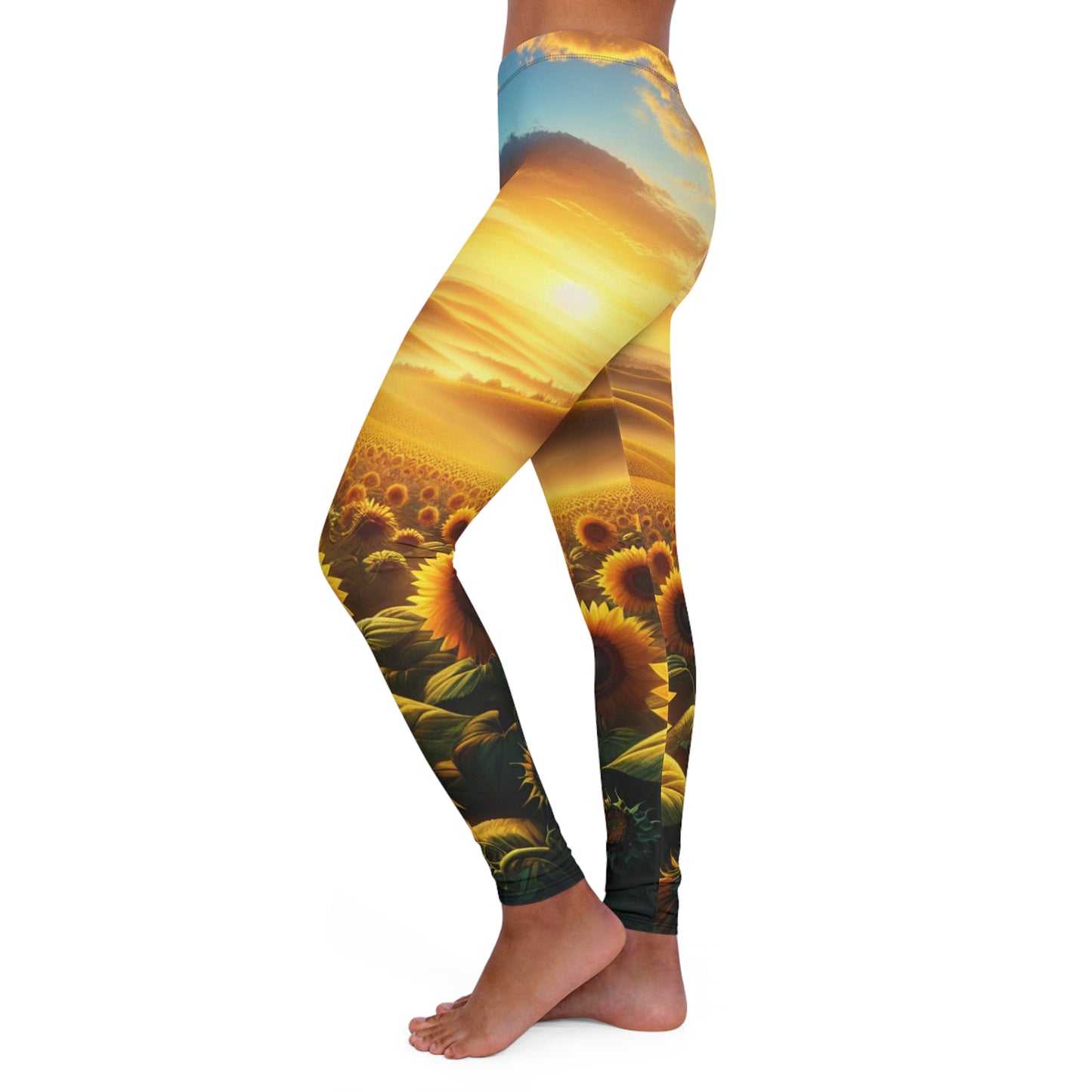 Amber Horizons Sunflower Bliss - Leggings