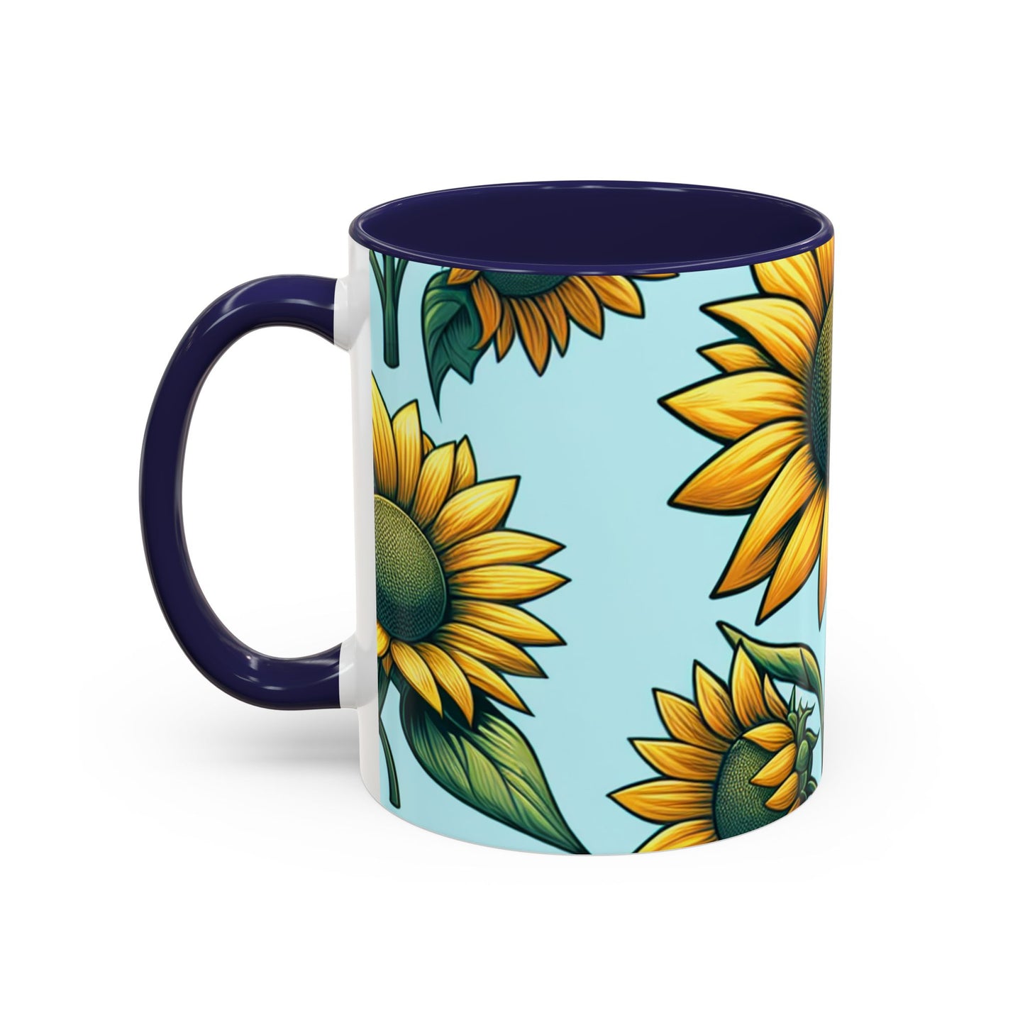 Sunshine Serenade Sunflower Array - Mugs