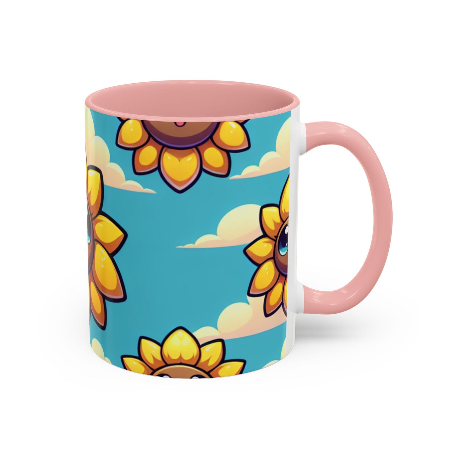 Sunny Smiles Skyward Pattern - Mugs