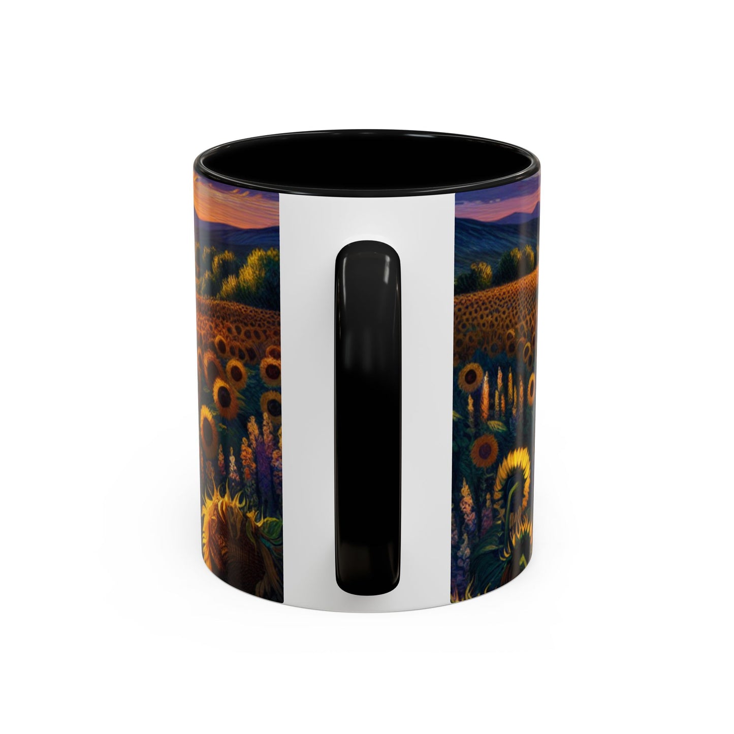 Sunset Serenade in Sunflower Valley - Mugs