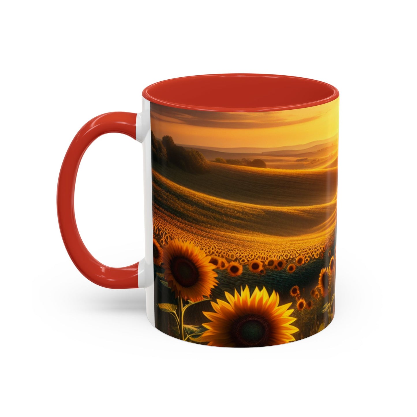 Amber Sunflower Serenade - Mugs