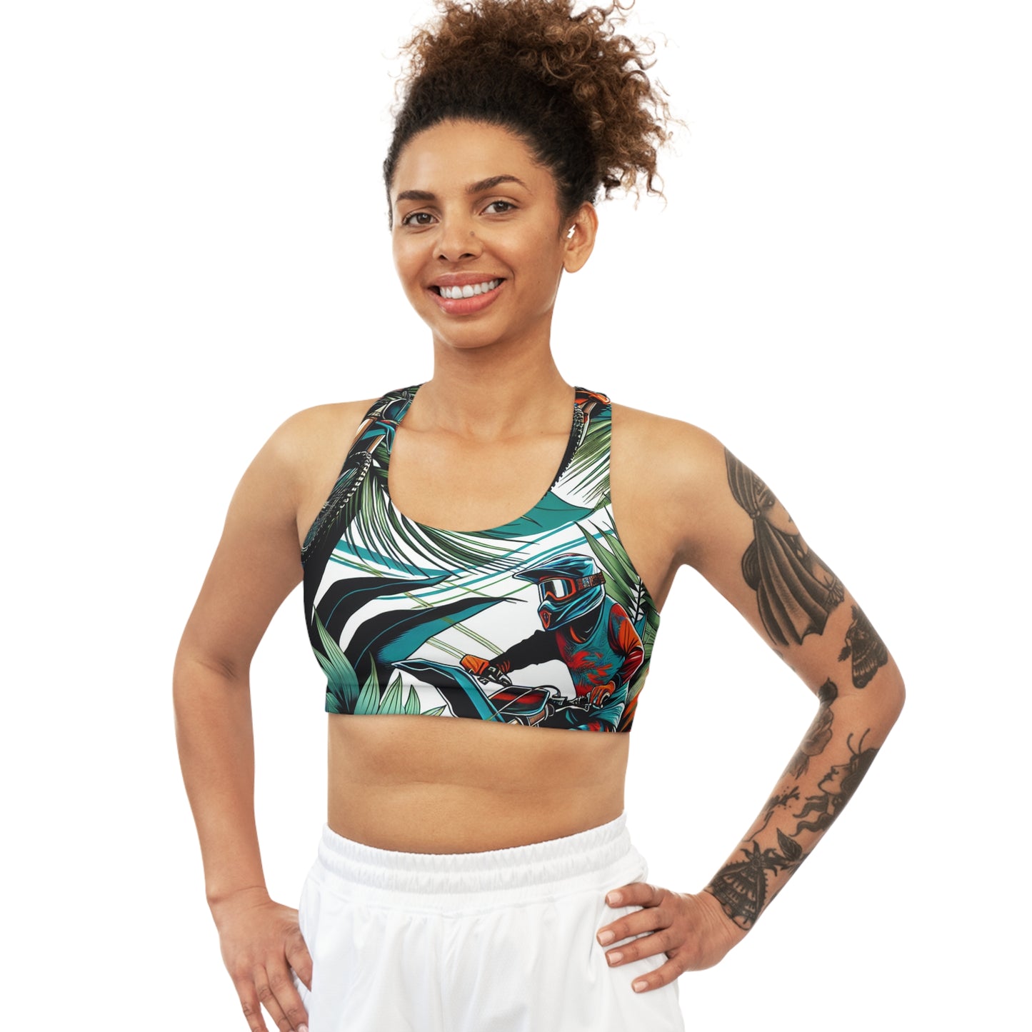 Tropical Moto Rush - Sports Bra