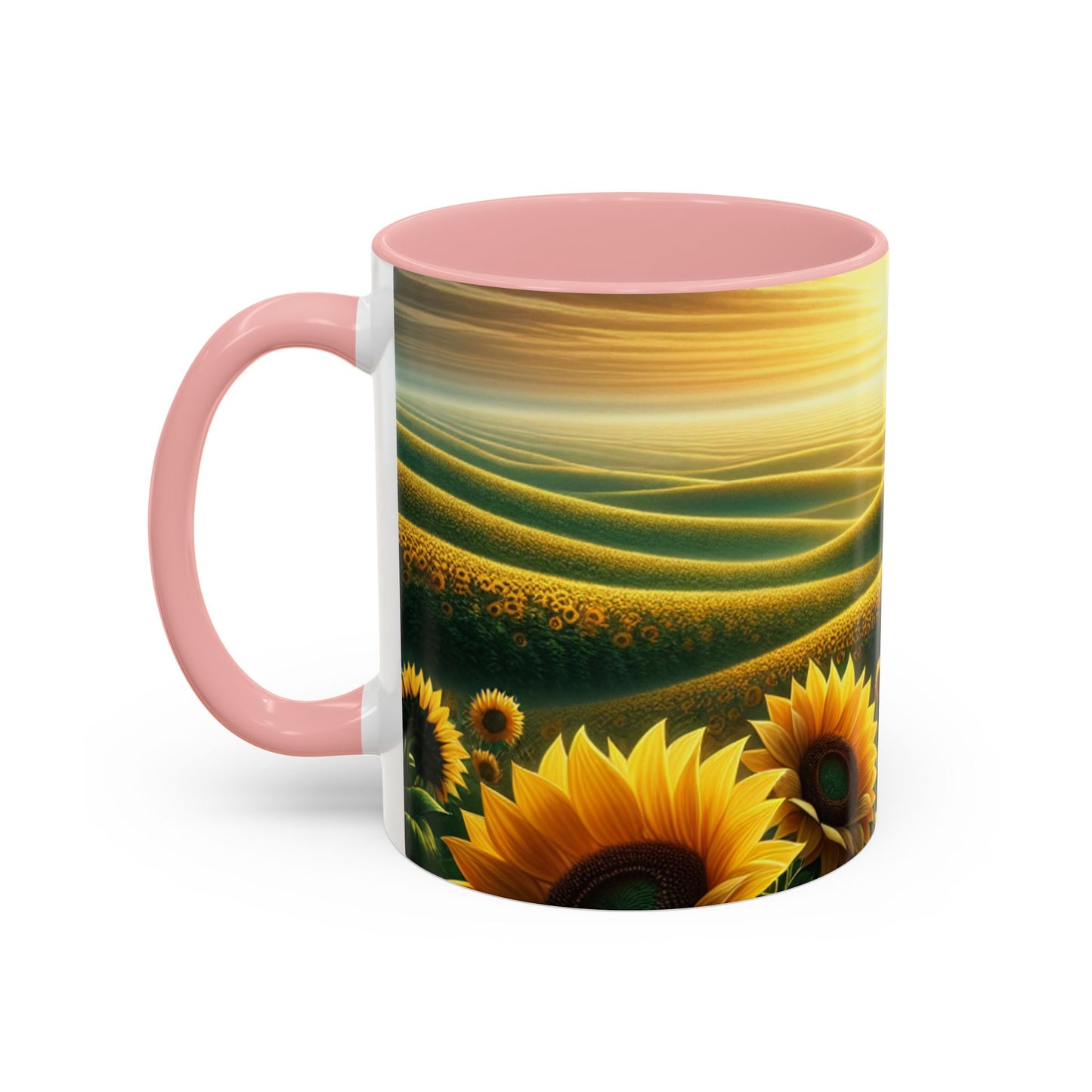 Sunset Sunflower Serenade - Mugs