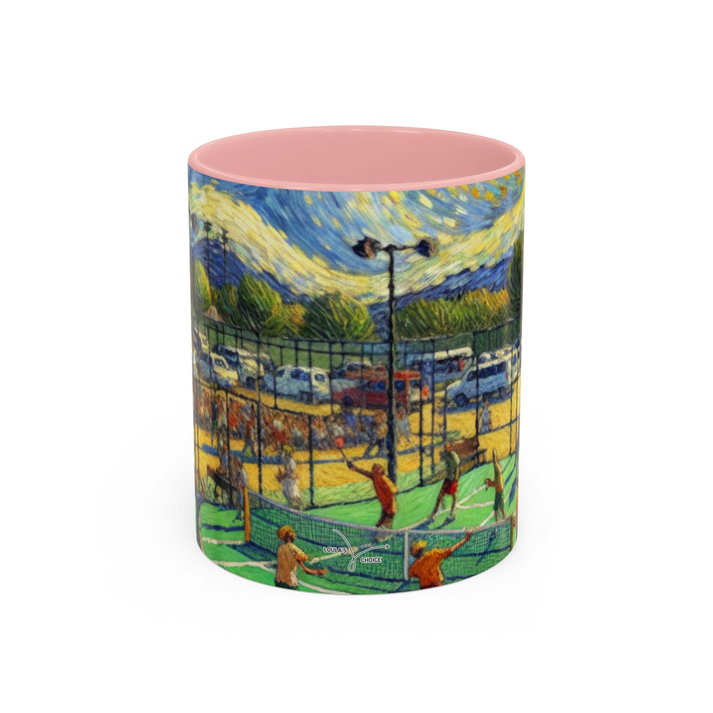 Starry Pickleball Dreamscape Pattern - Mugs