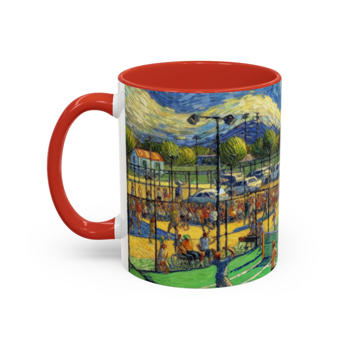 Starry Pickleball Dreamscape Pattern - Mugs