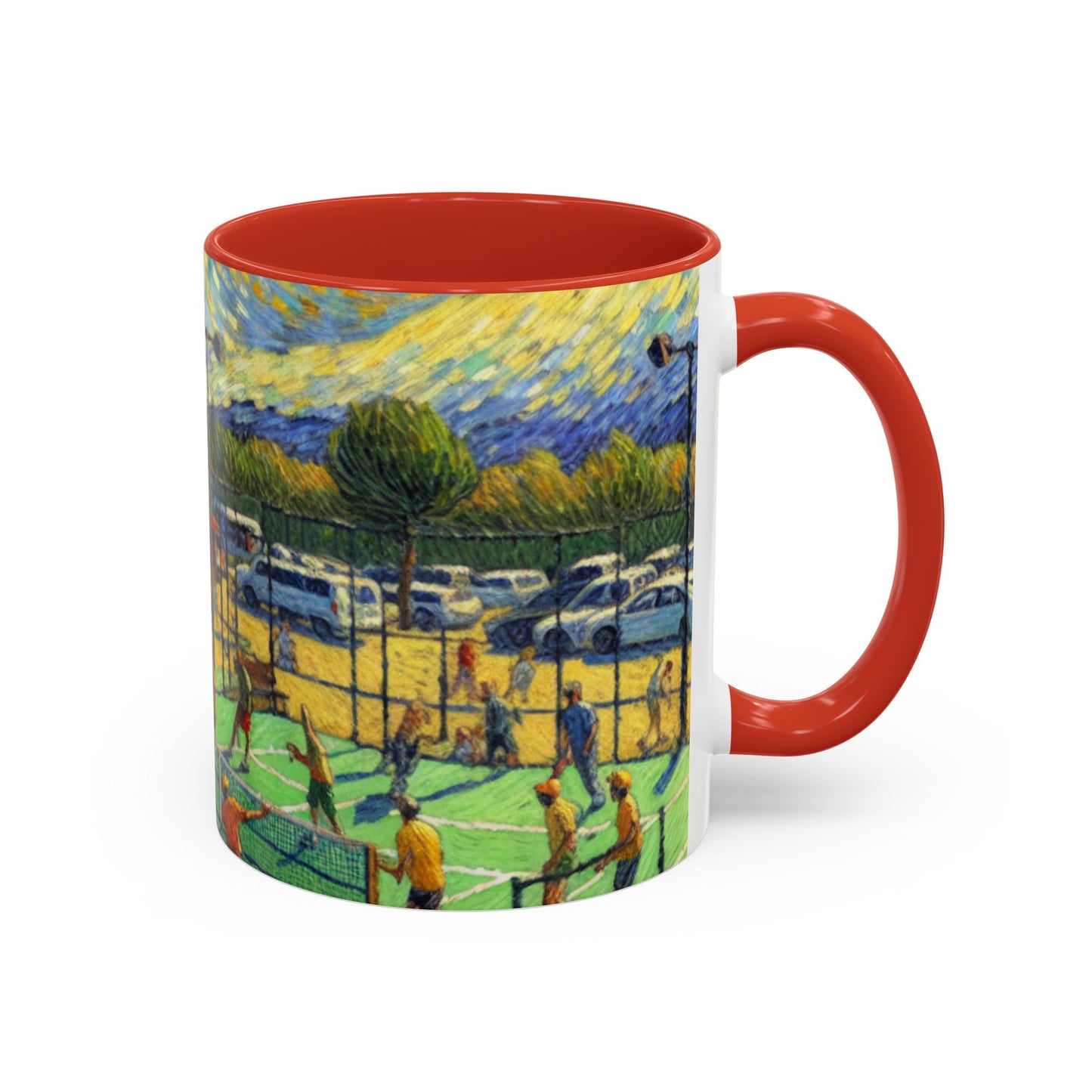 Starry Pickleball Dreamscape Pattern - Mugs