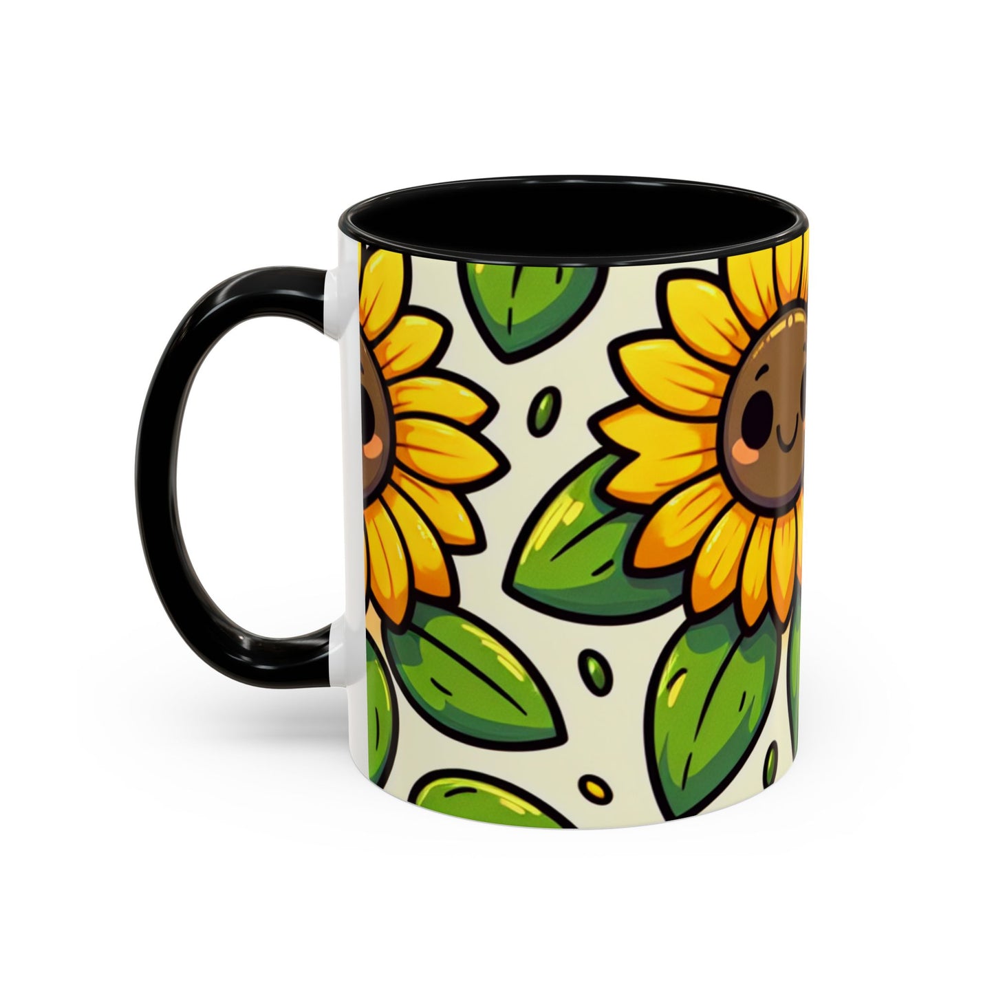 Sunny Smiles Floral Delight - Mugs