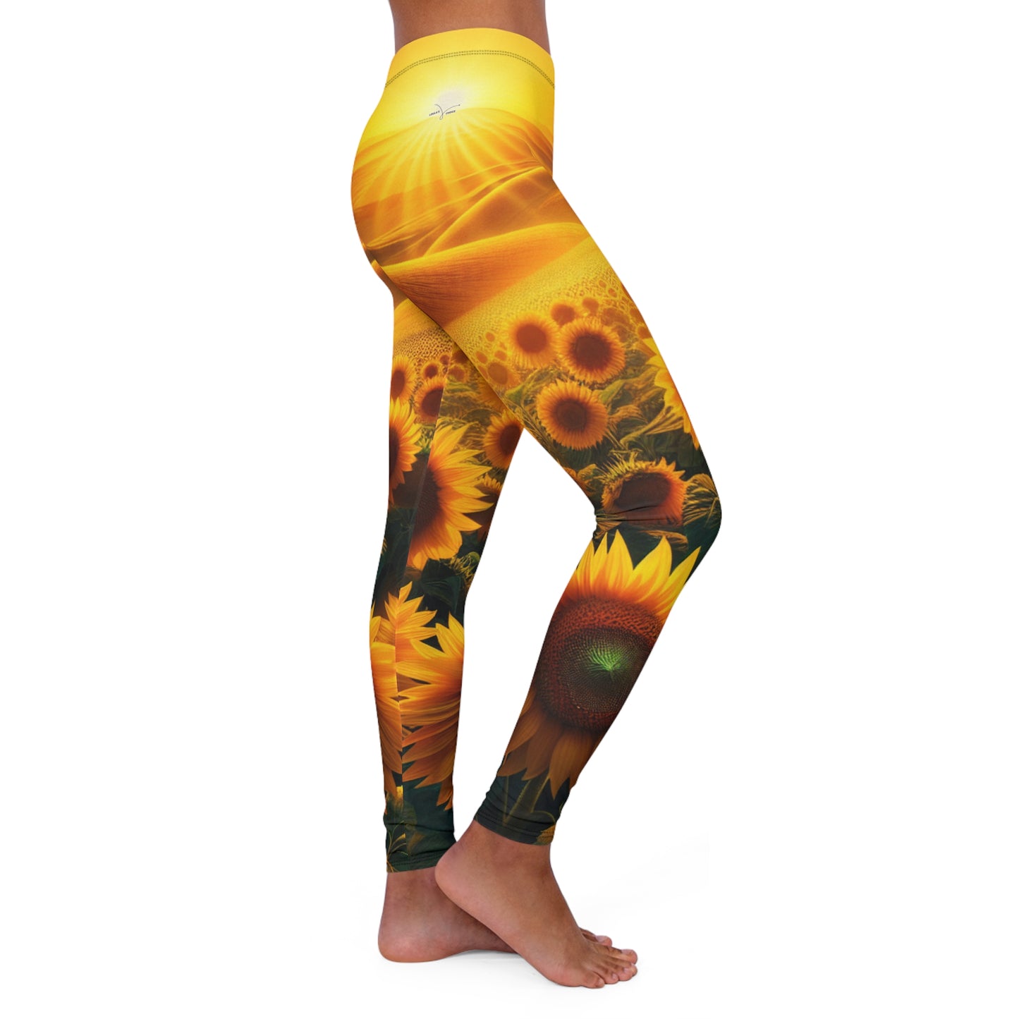 Amber Waves Sunflower Splendor - Leggings