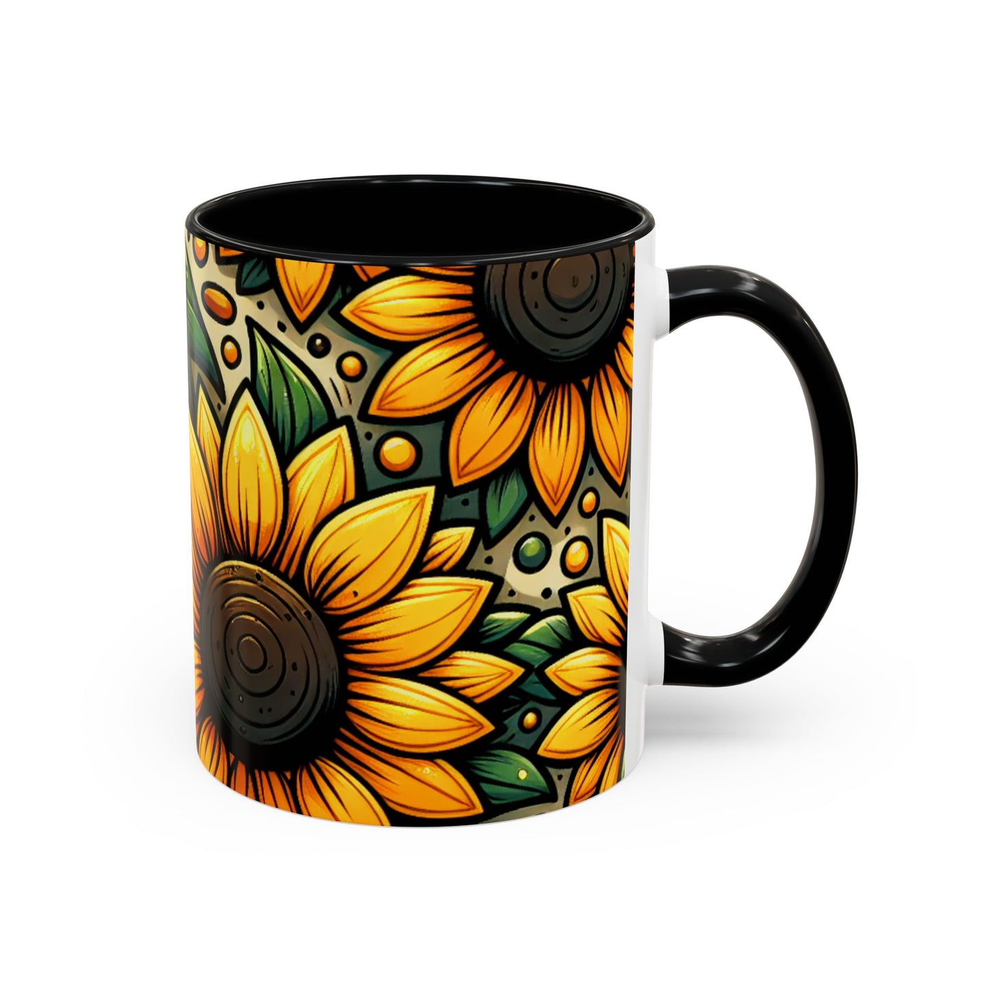 Sunflower Radiance Tapestry - Mugs