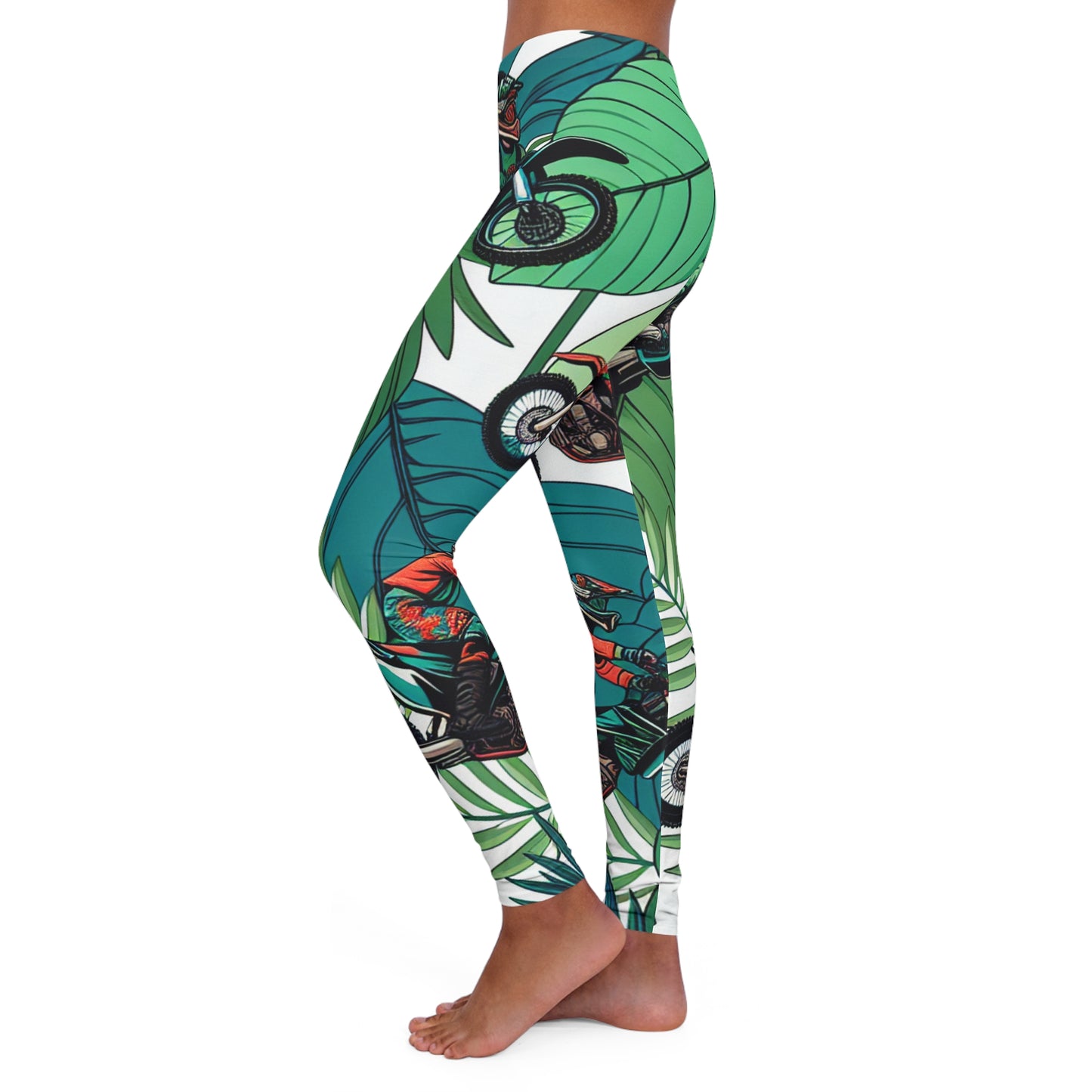 Tropical Trailblazer Motocross Majesty - Leggings