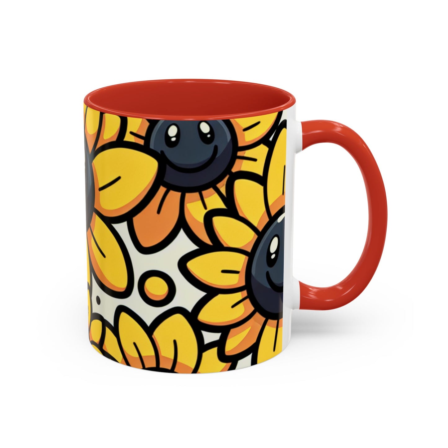 Sunshine Smiles Blossom Pattern - Mugs
