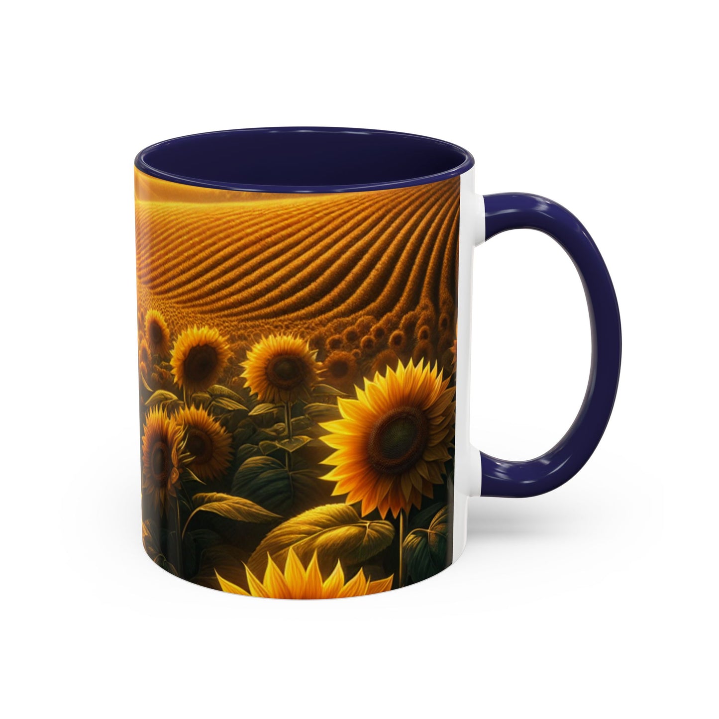 Golden Solstice Blossom - Mugs