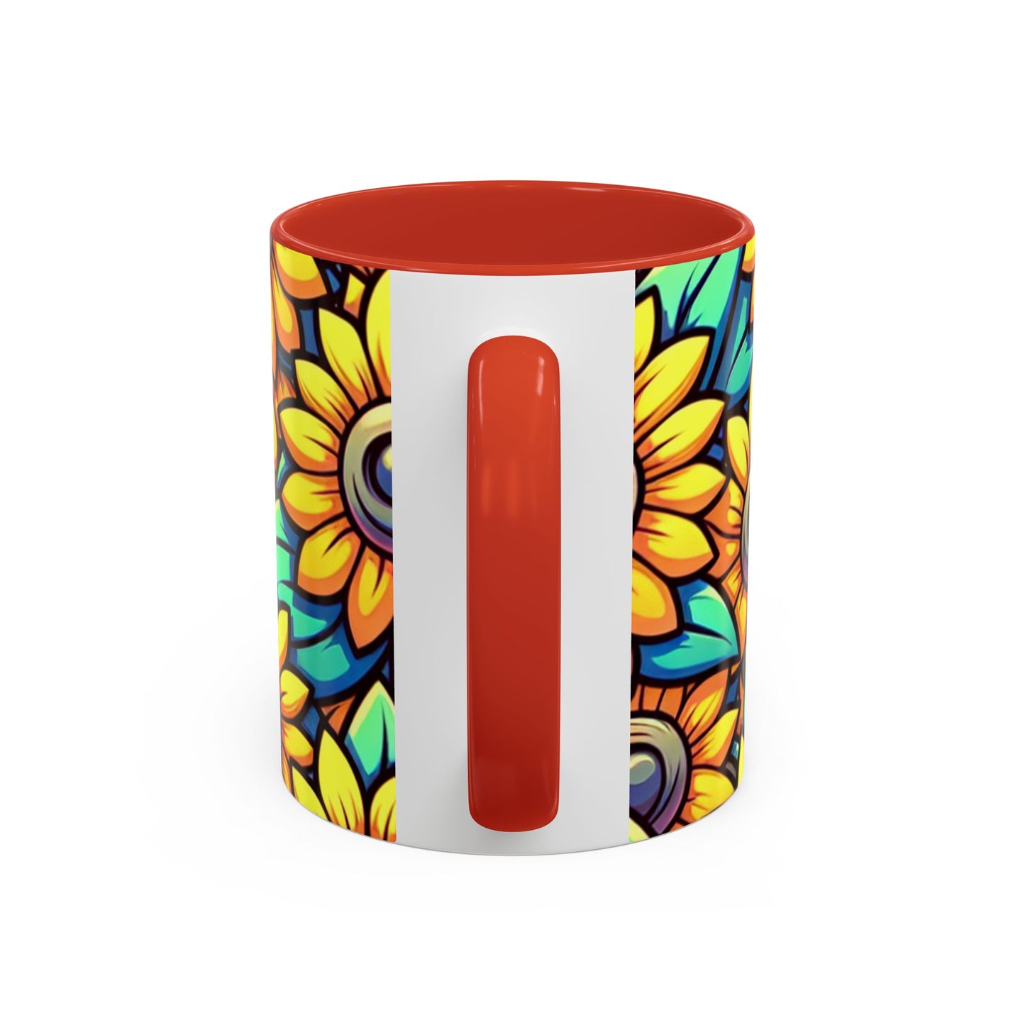 Sunburst Petal Cascade - Mugs
