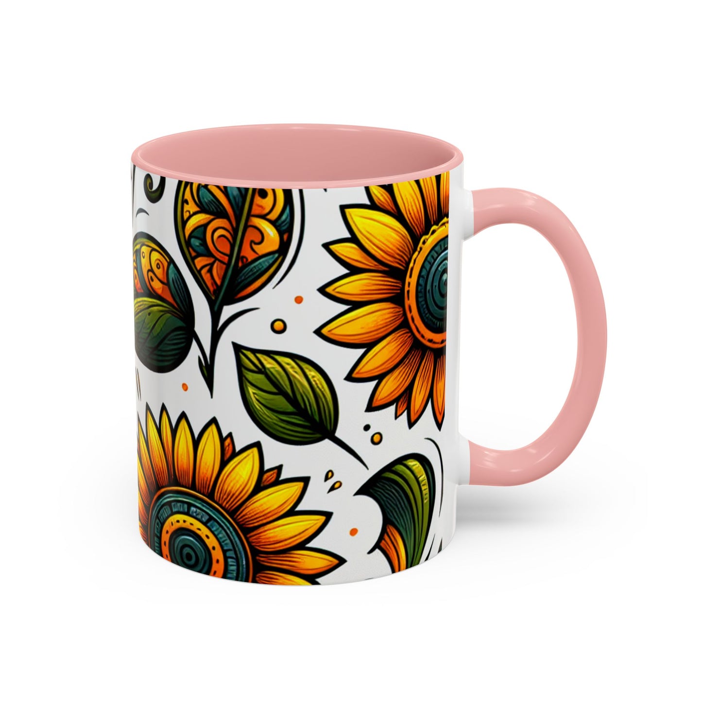 Sunlit Floral Harmony - Mugs