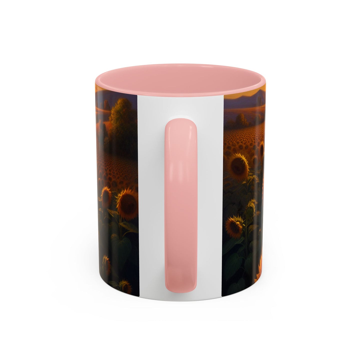 Golden Sunset Sunflower Serenade - Mugs
