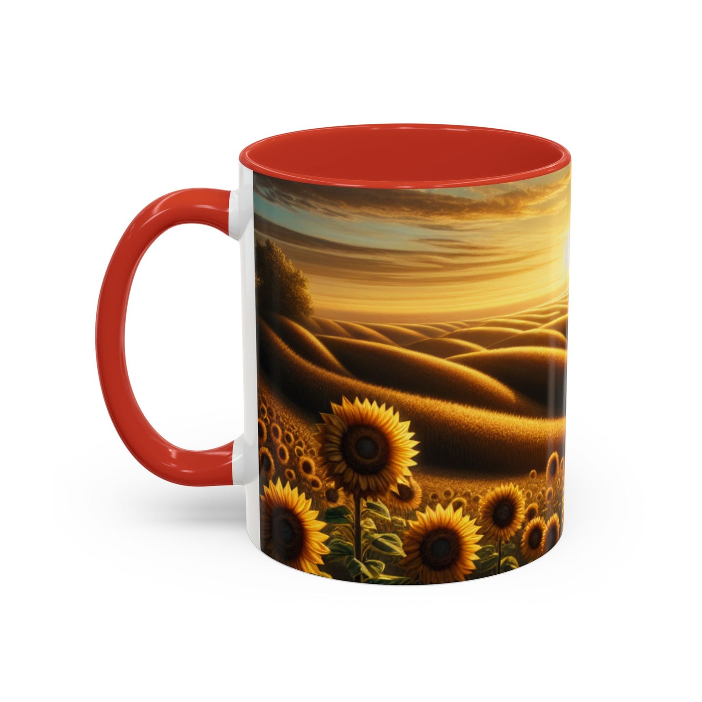 Golden Sunrise Meadow - Mugs